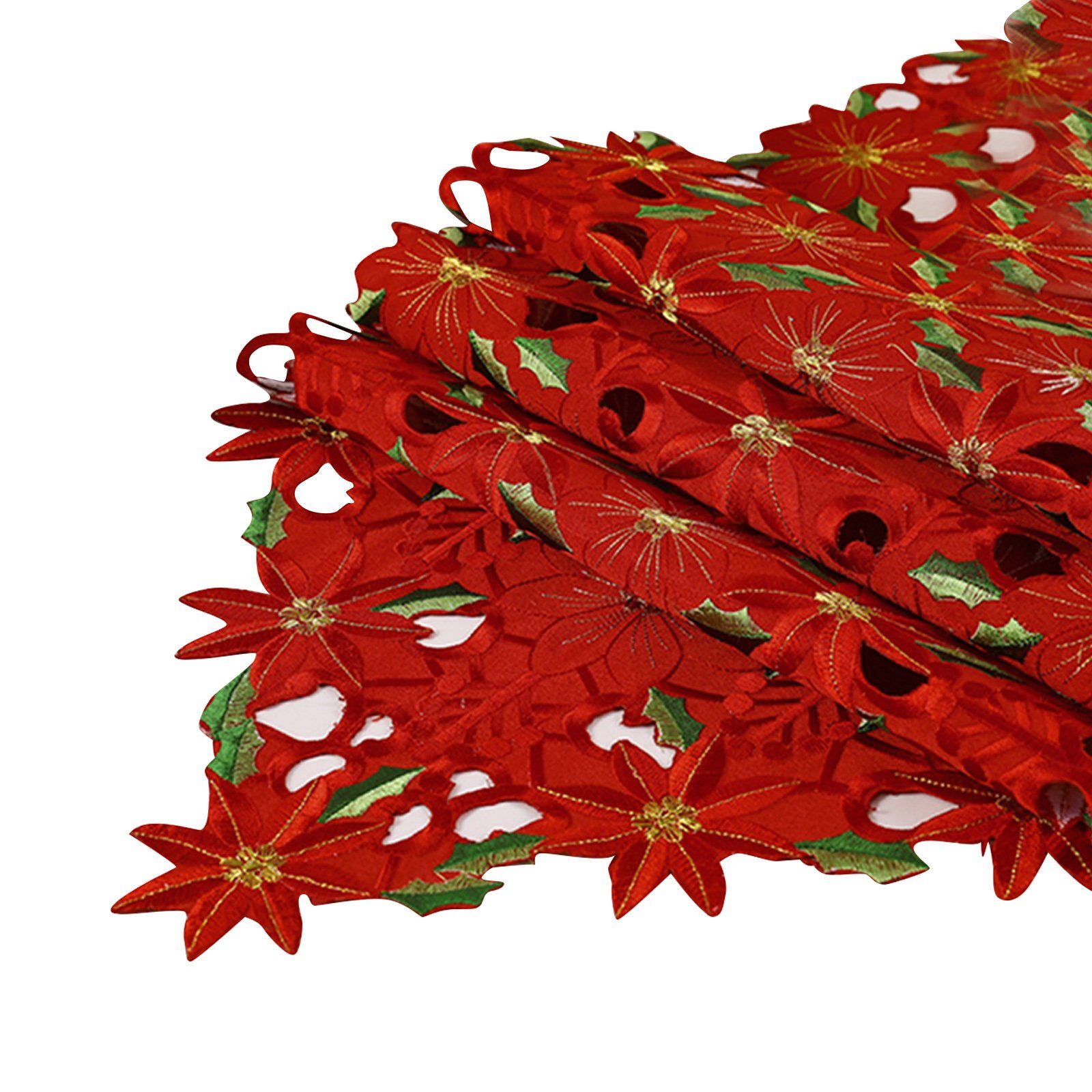 OKWISH Tischläufer Weihnachtstischläufer Tischwäsche Weihnacht Deko