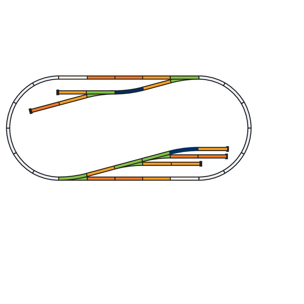 PIKO Modelleisenbahn-Set H0 Piko A-Gleis 55330