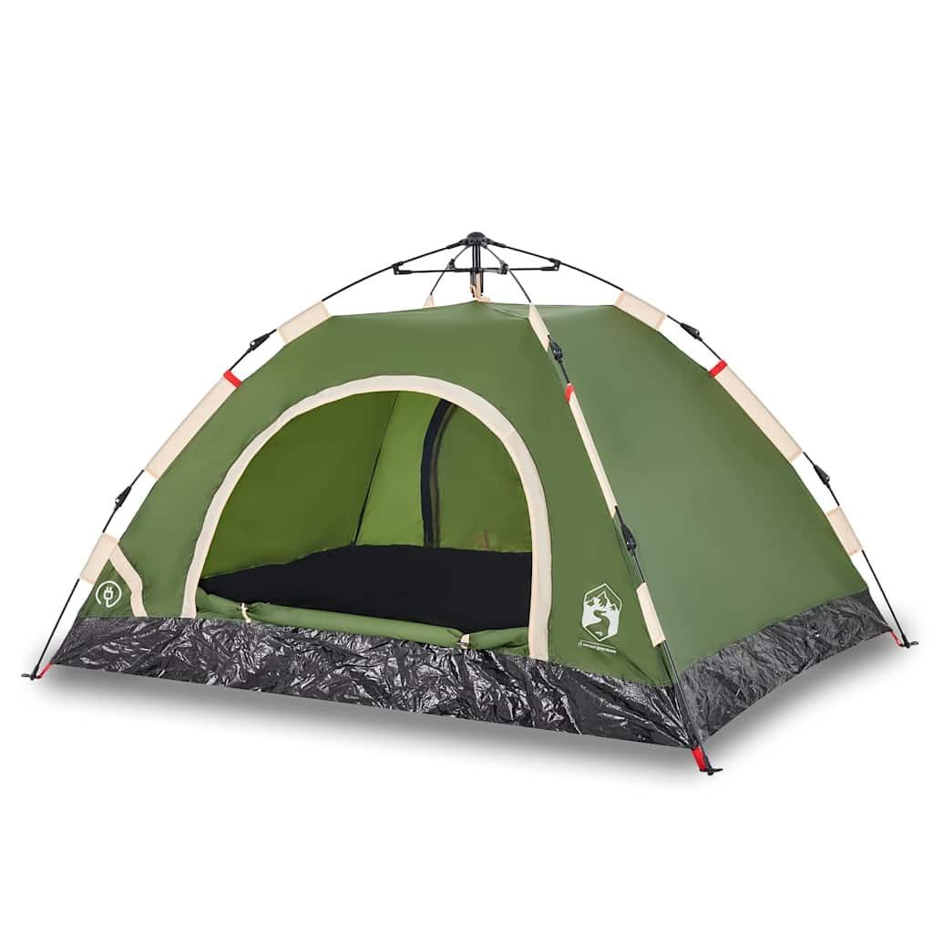 vidaXL Kuppelzelt Campingzelt 2 Personen Grün