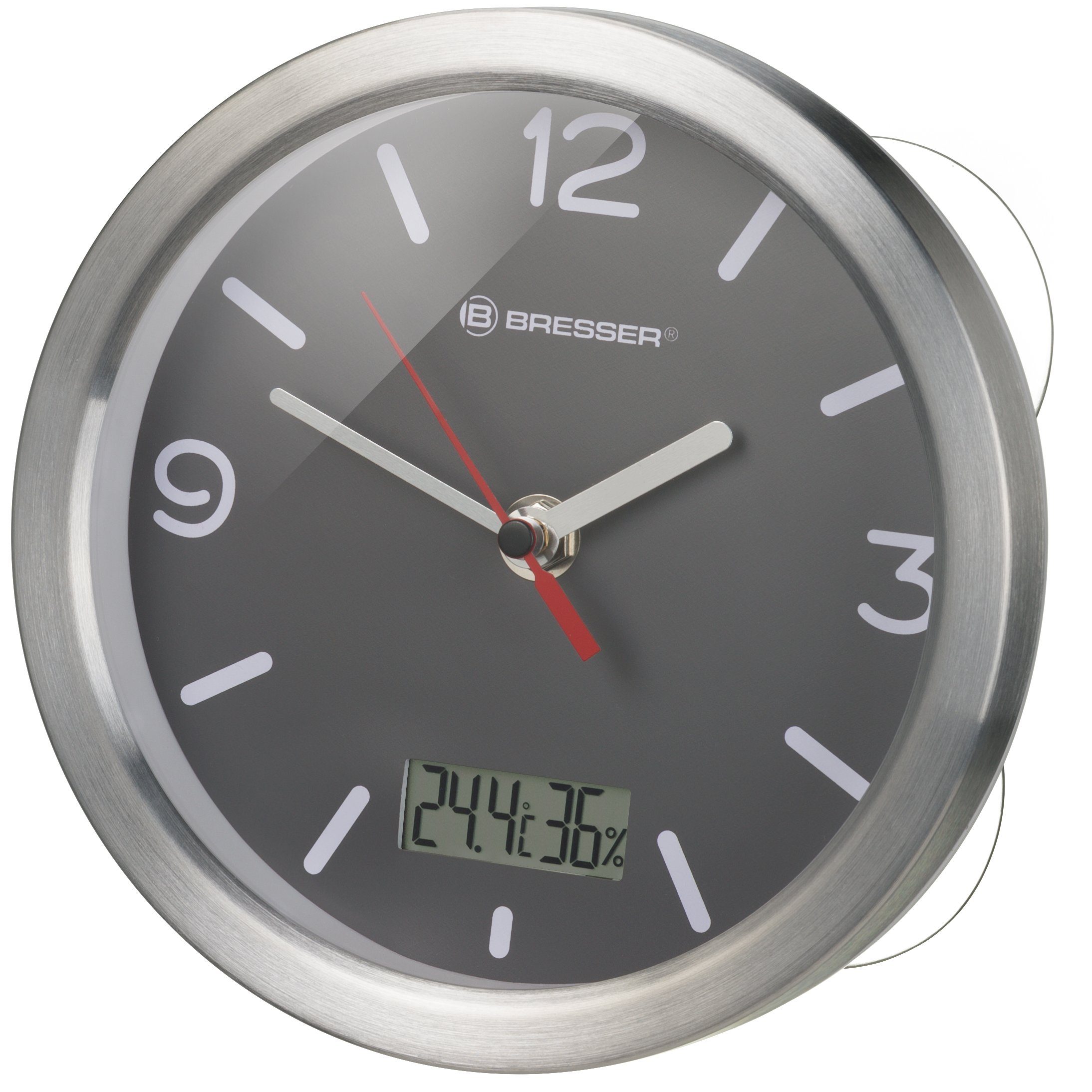 OPTUS Badezimmeruhr BRESSER MyTime Thermo-/Hygro Baduhr