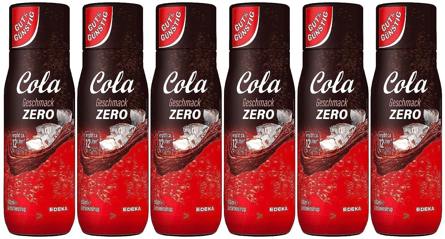 Gut & Günstig Trinkflasche Cola Zero