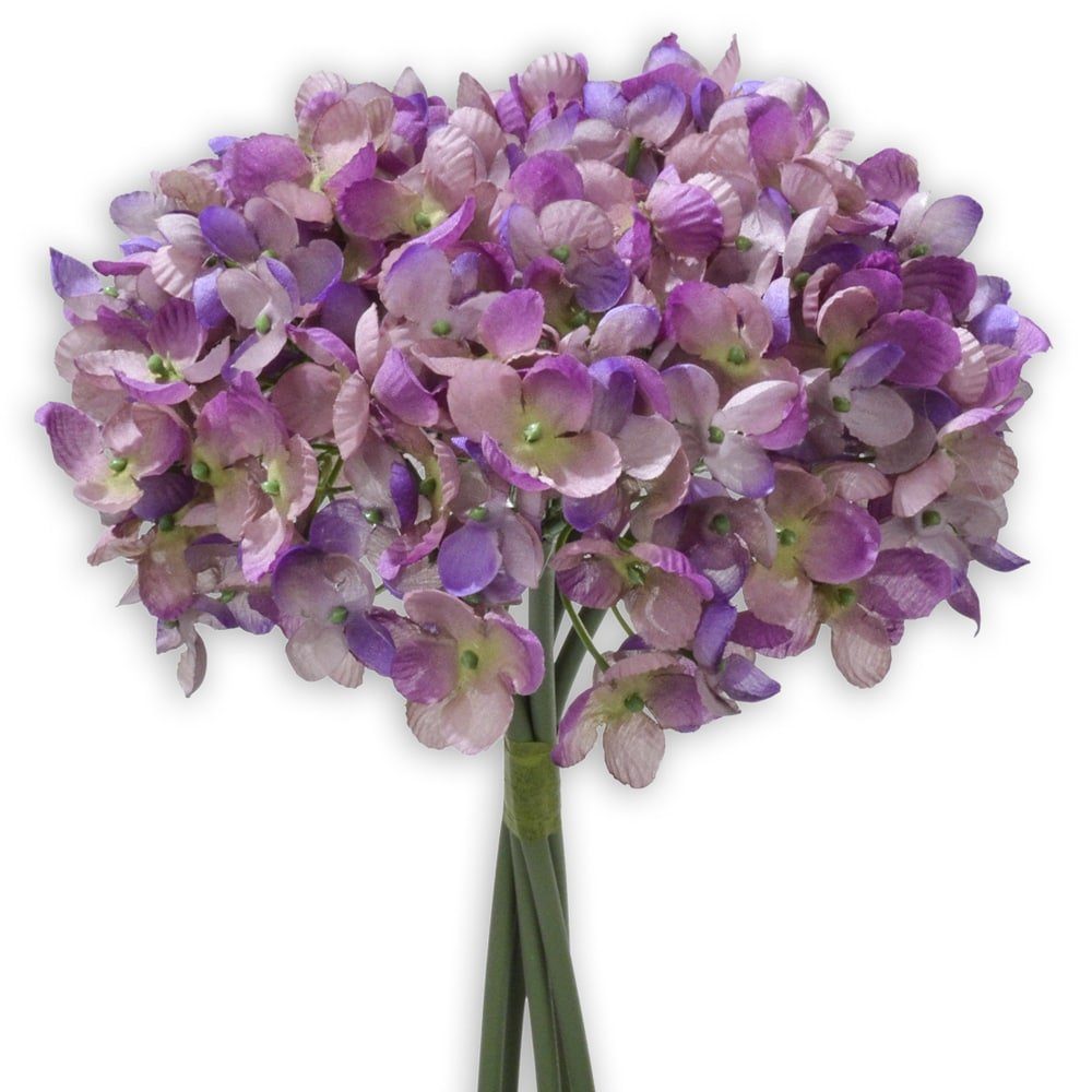 Kunstblume Hortensien Kunstblumen 5 Stk im