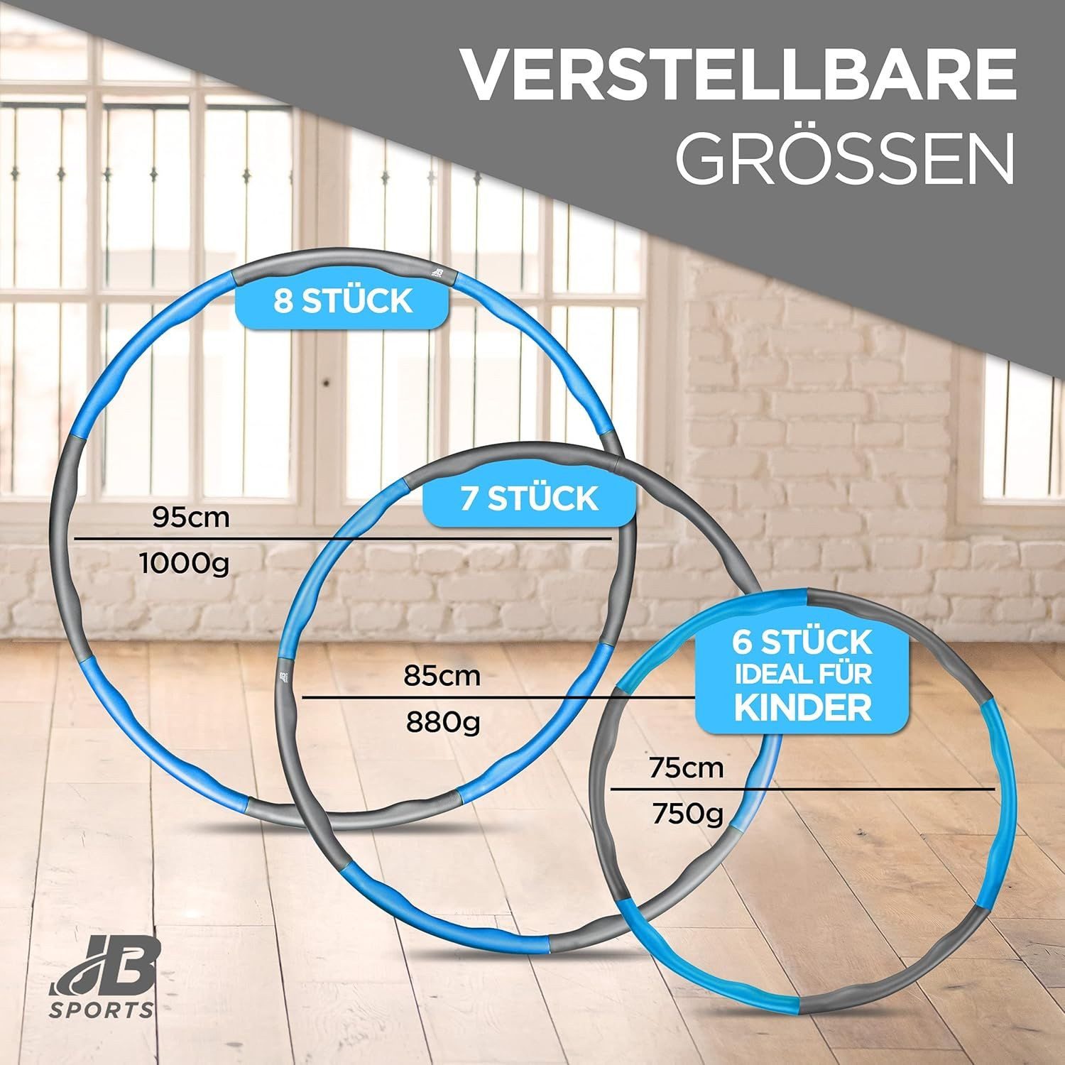 BURI Hula-Hoop-Reifen Hula Hoop Fitness Reifen