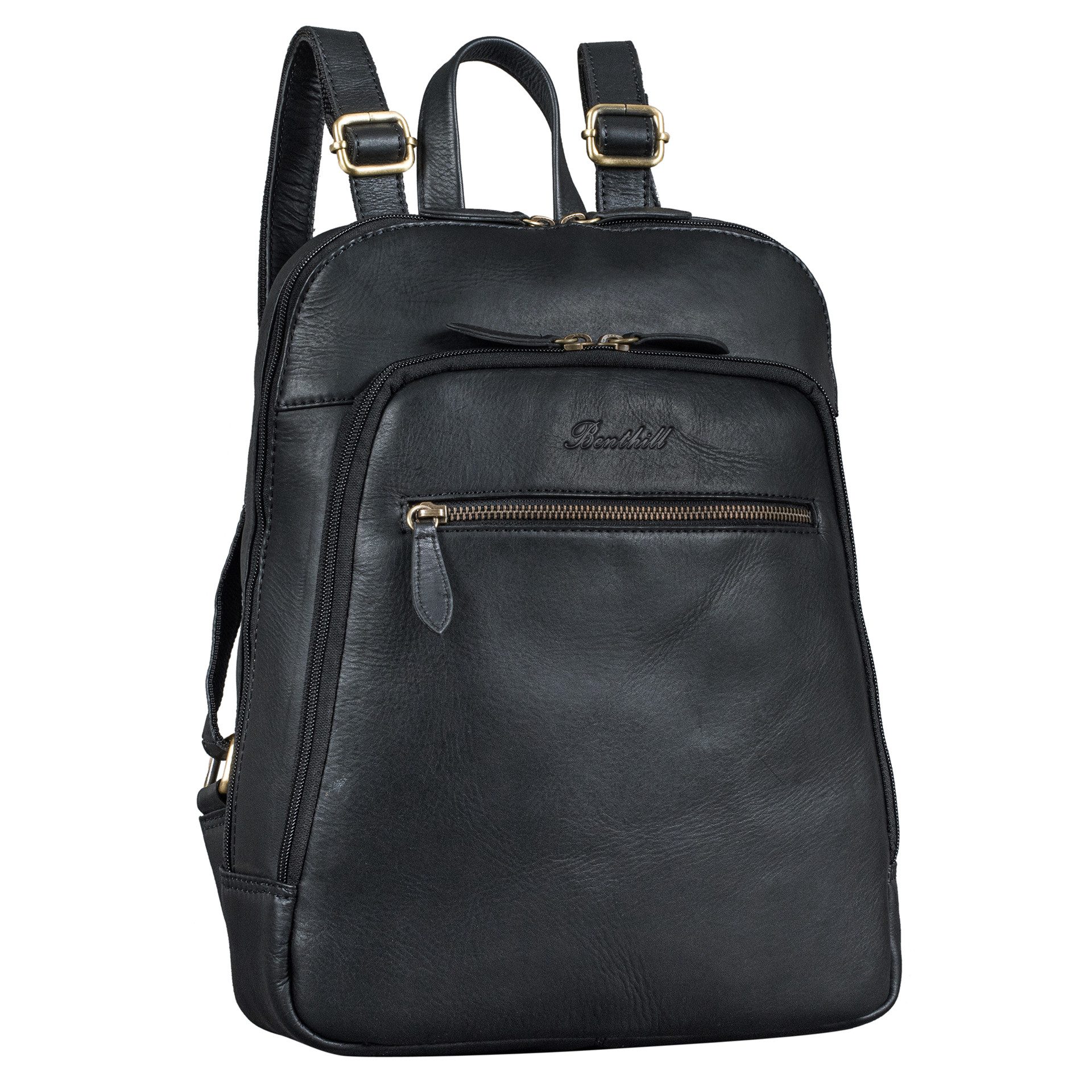 Benthill Rucksack Rucksack Echt Leder Damen