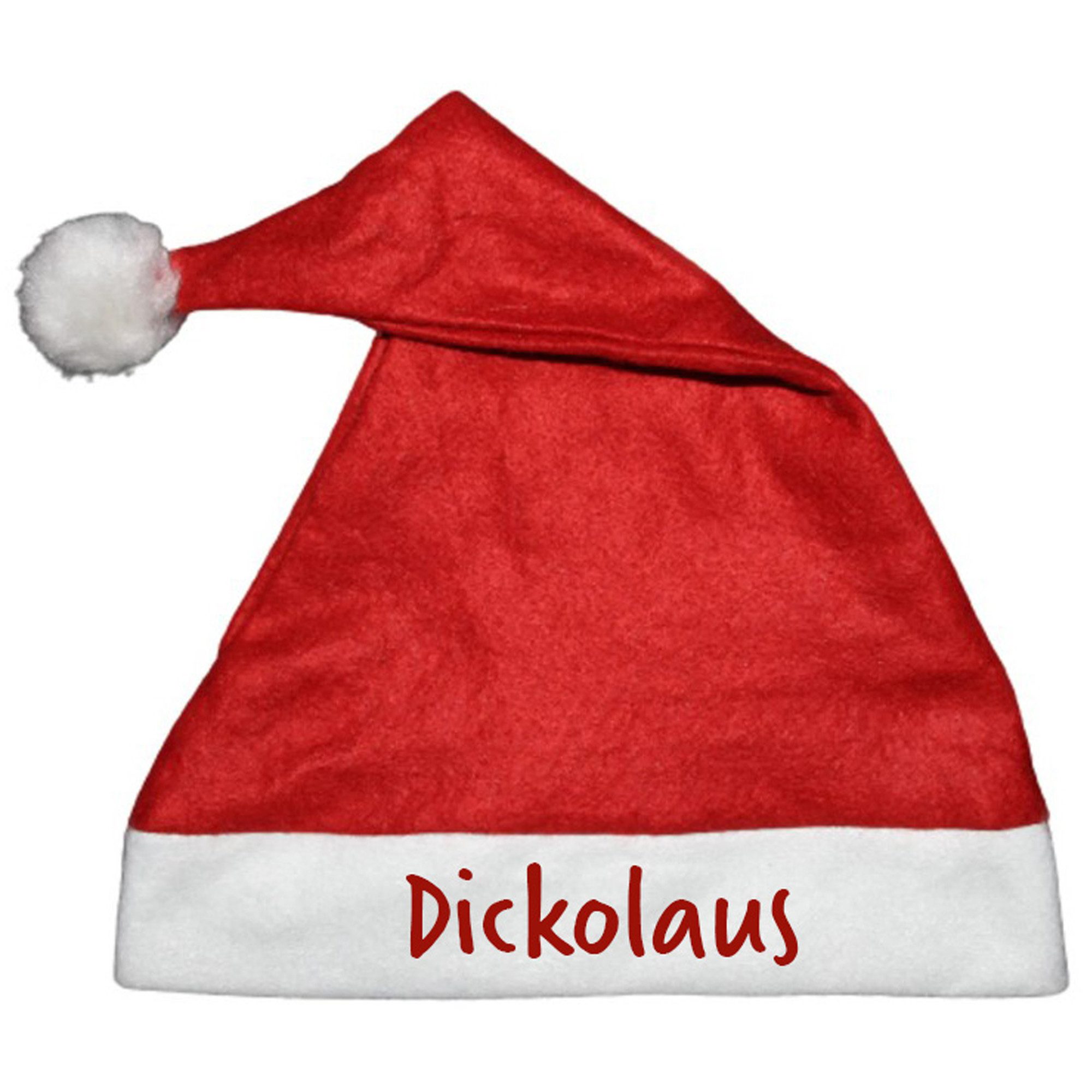 Deggelbam Bommelmütze Weihnachtsmannmütze Nikolausmütze mit lustiger