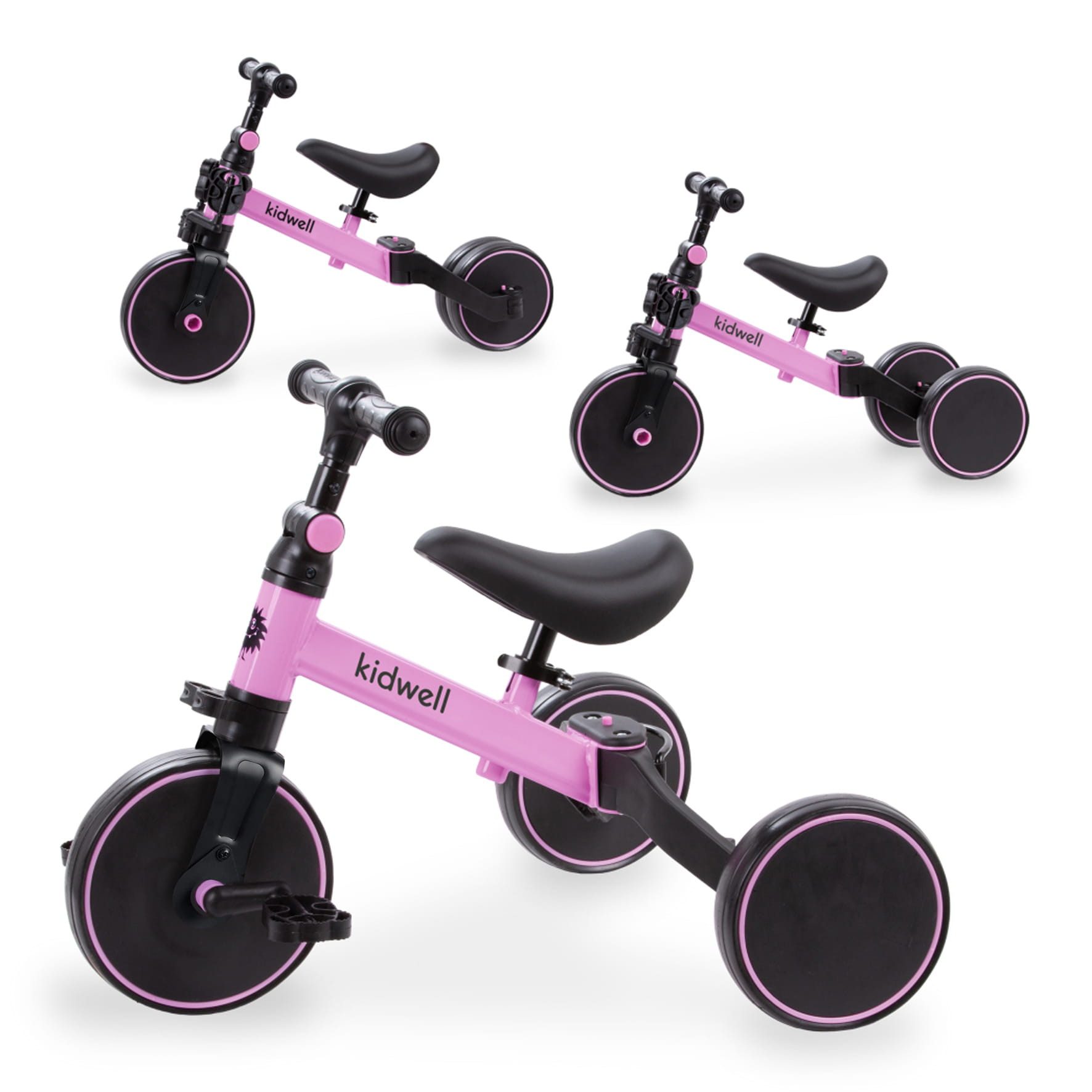 COIL Fahrrad-Laufrad Dreirad, 3in1 Fahrrad, Balance
