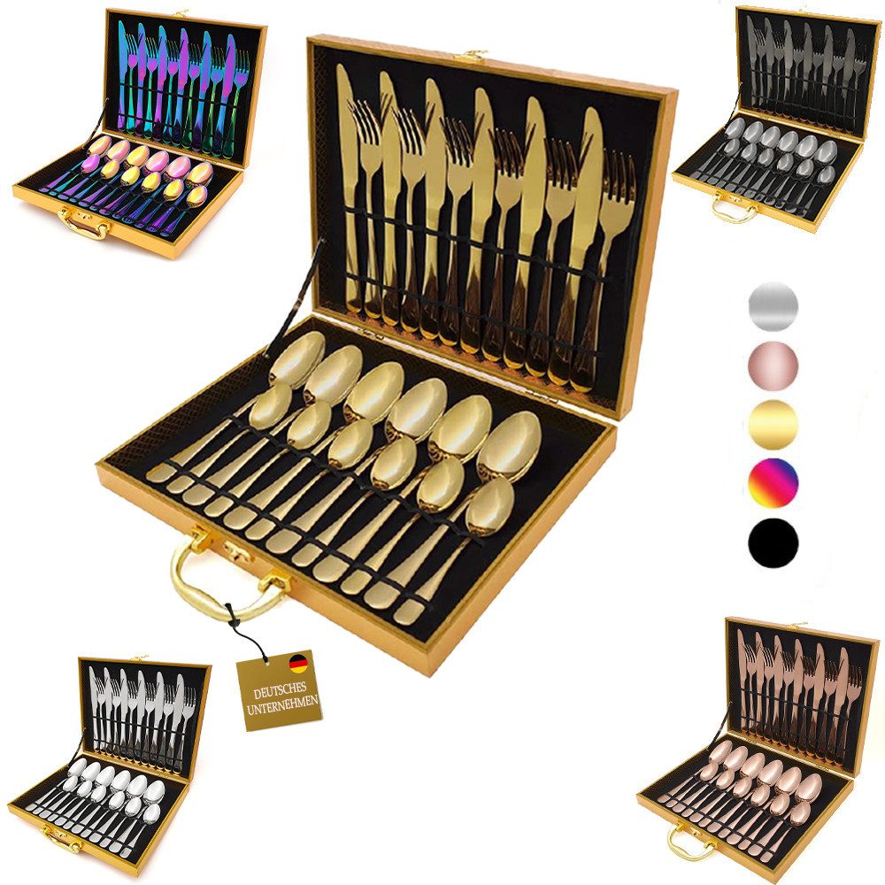 Faizee Home Besteck-Set Besteck Set Edelstahl