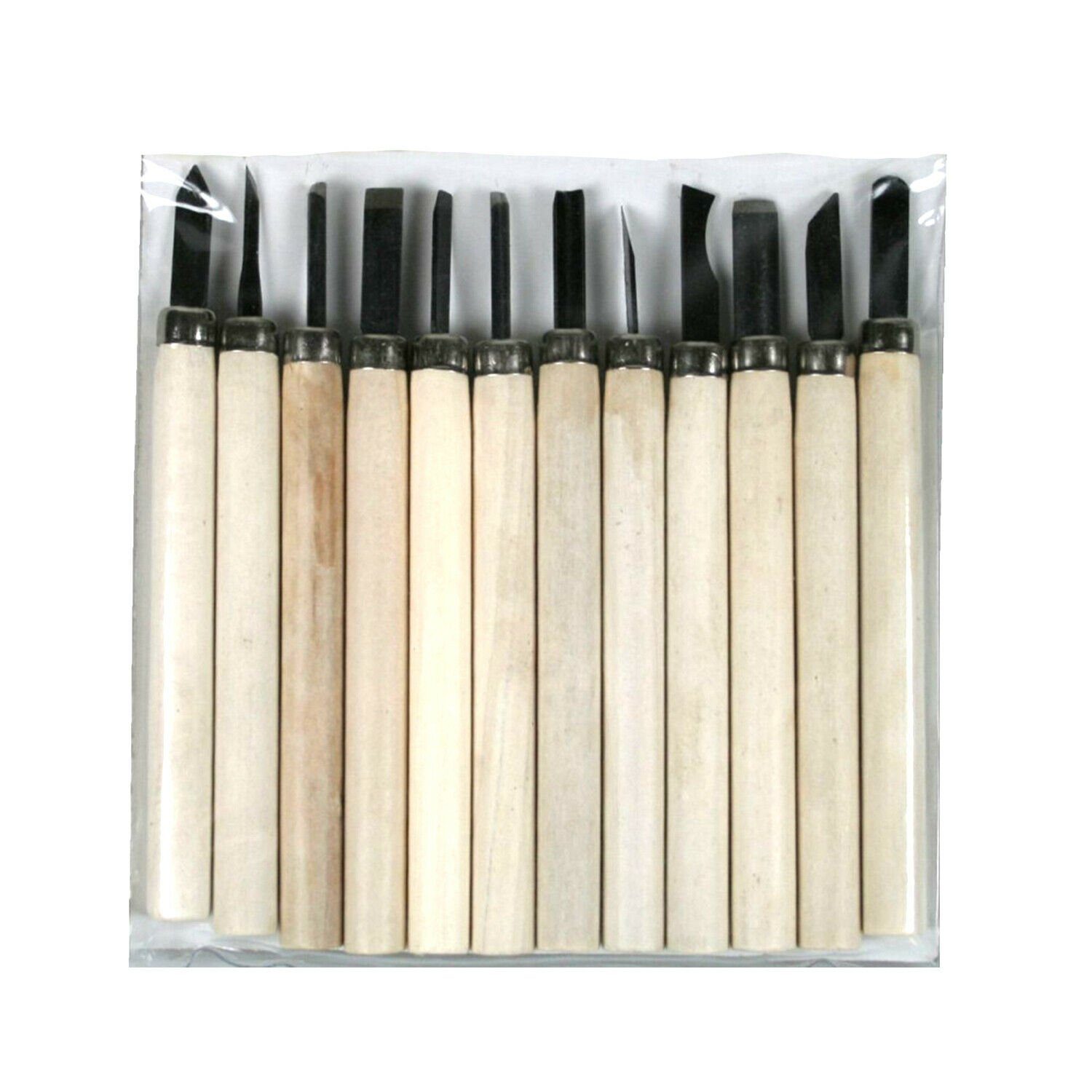 BENSON Schnitzgerät Schnitzmesser 12 tlg. Schnitzwerkzeug