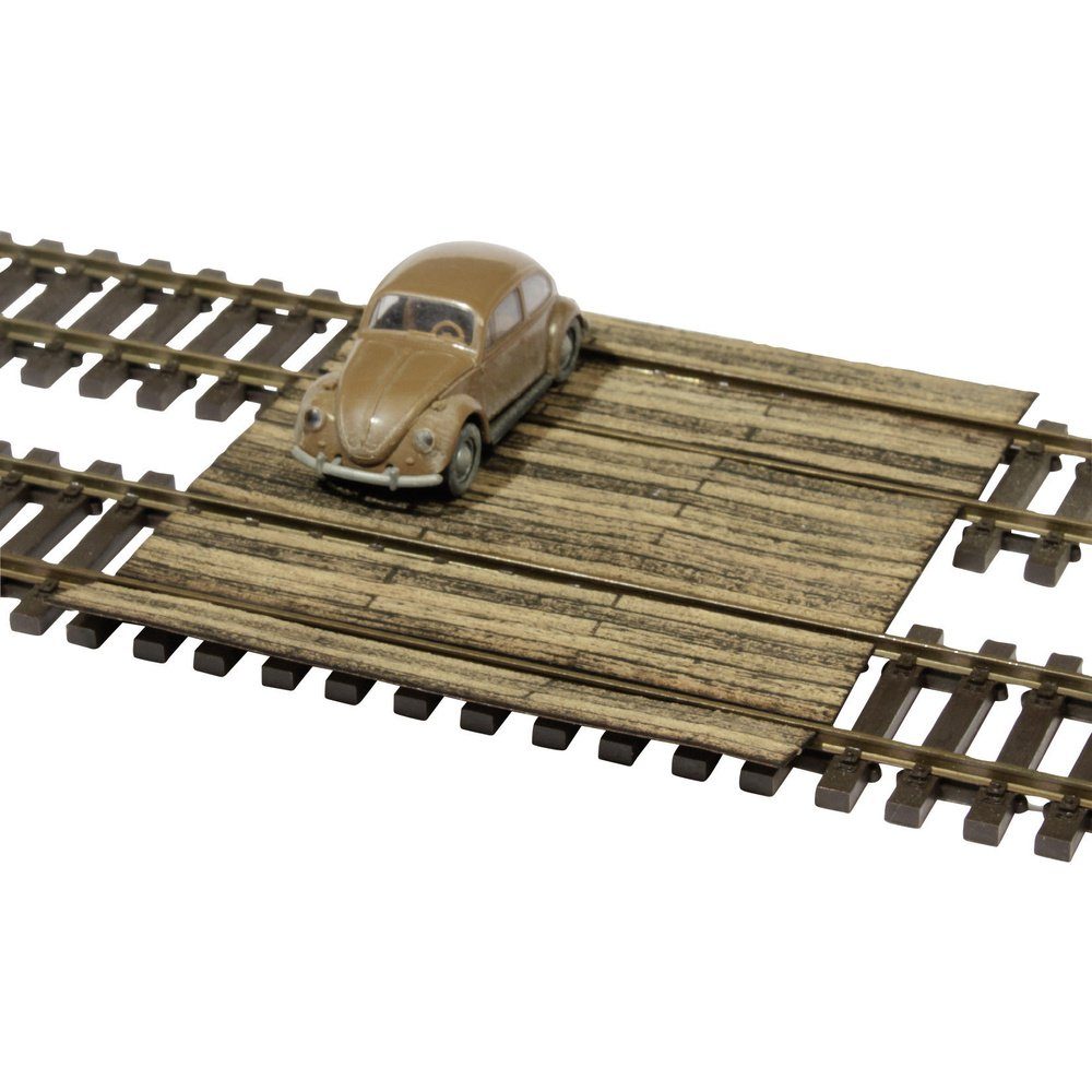 MBZ Modelleisenbahn-Fertiggelände MBZ 86213 Z Bohlen-Bahnübergang
