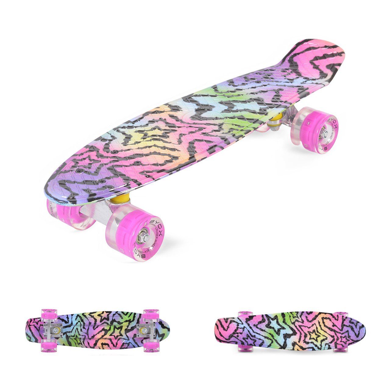 Byox Skateboard Kinder Skateboard Stars 22