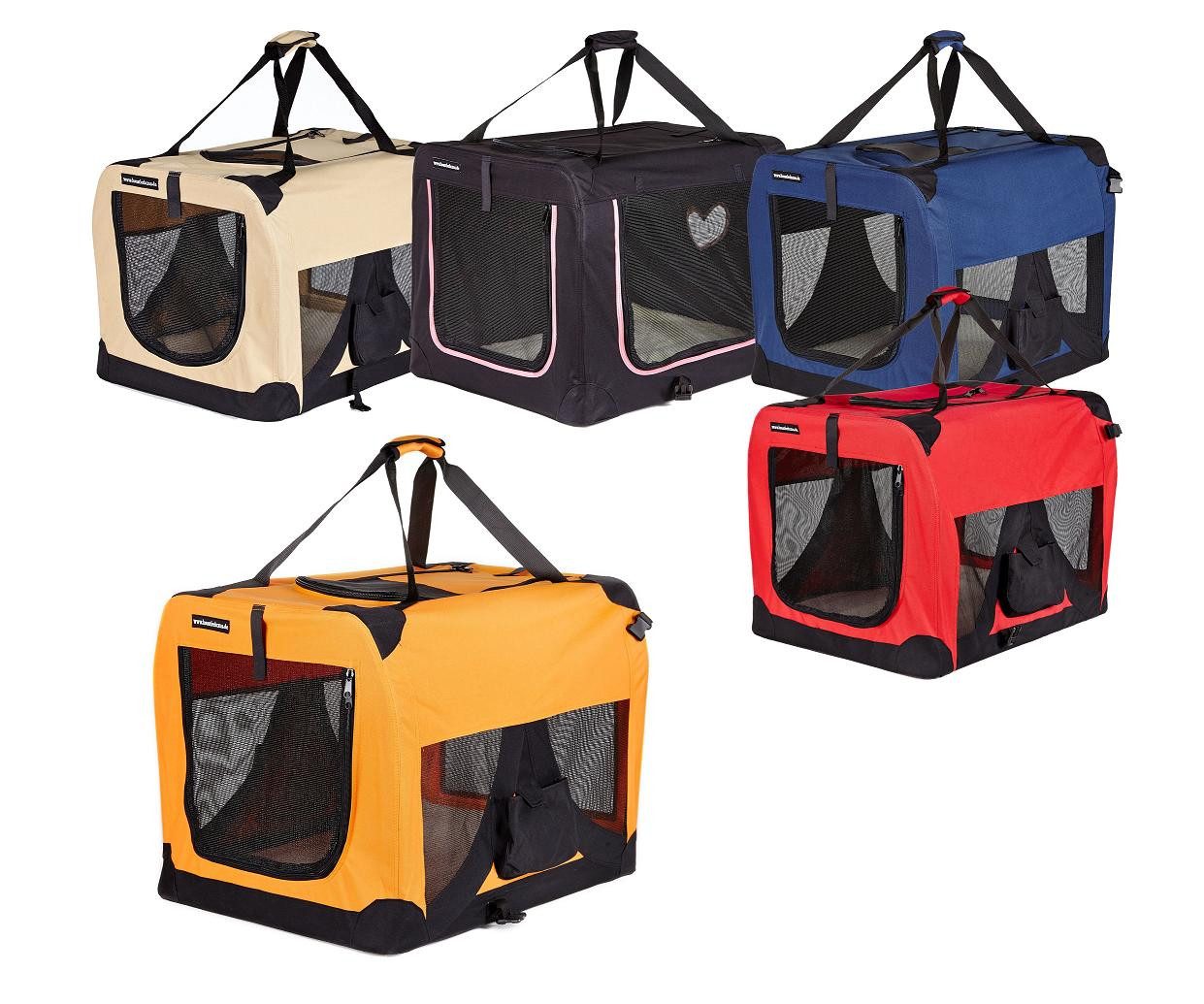 BruKa Tiertransportbox Bello Hundebox Hundetransportbox faltbar