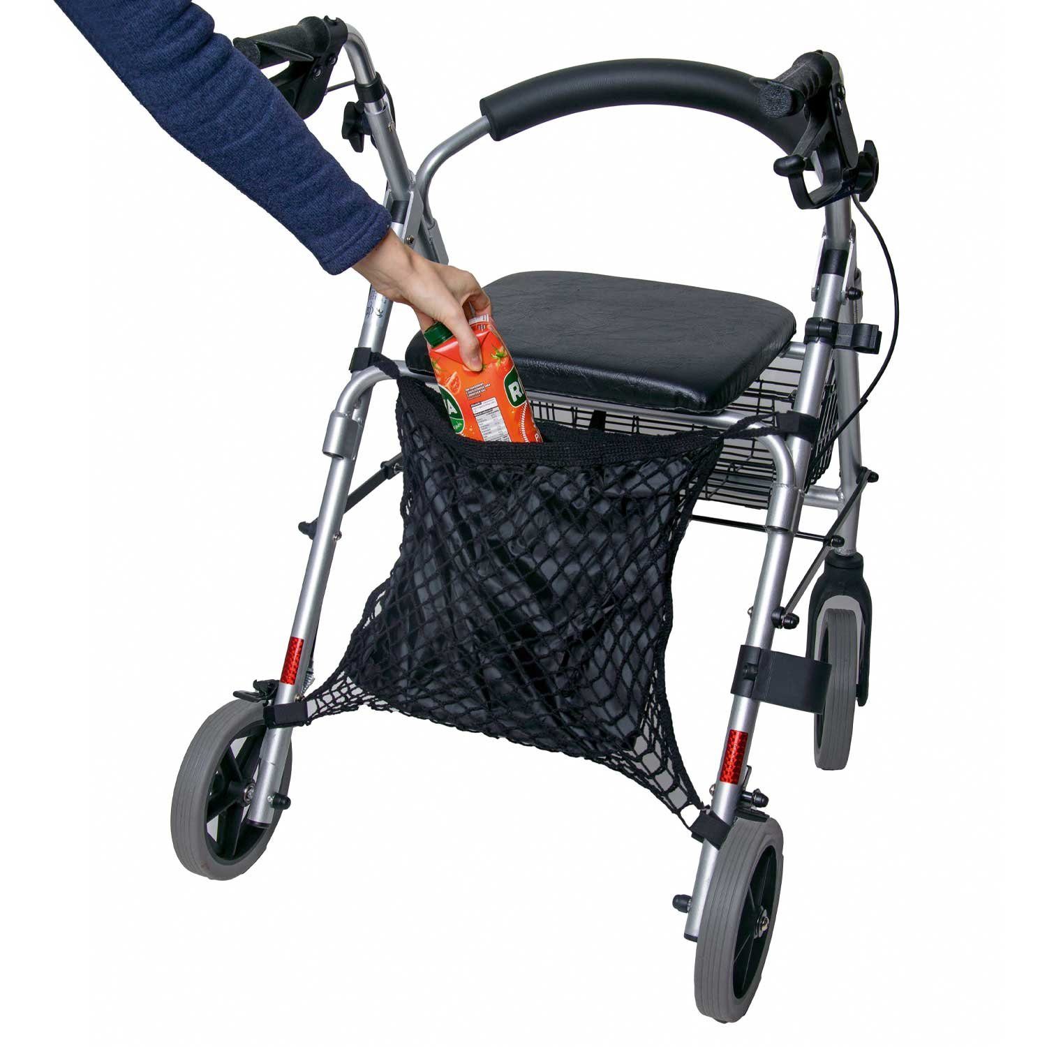 Sundo Homecare Rollator Einkaufsnetz für Rollstuhl,