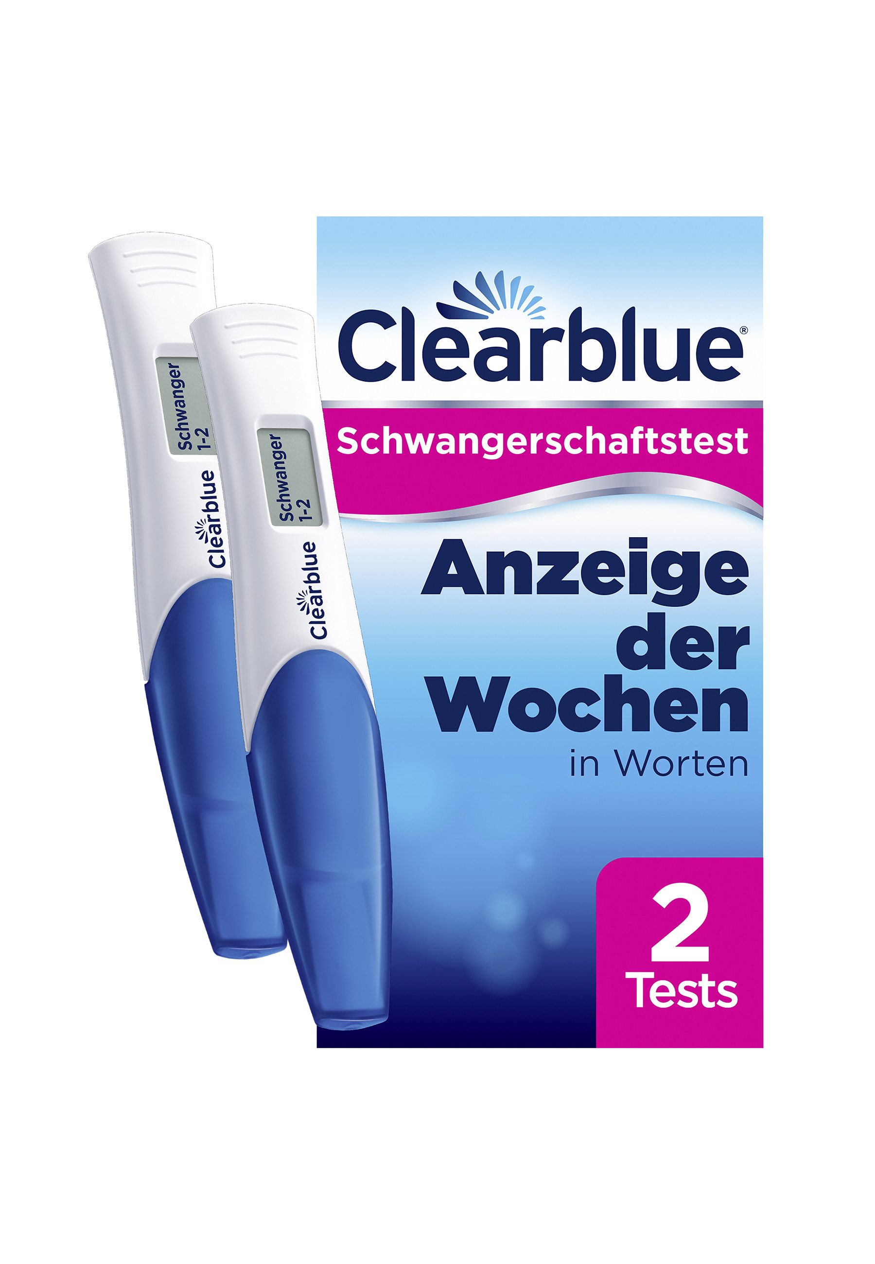 Clearblue Schwangerschaftstest Schwangerschaftstest MIT WOCHENBESTIMMUNG 2er