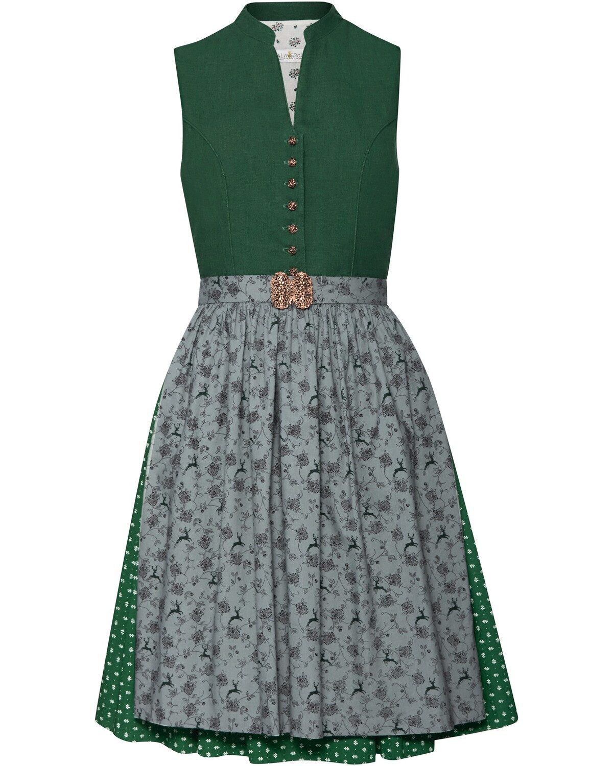 Almsach Dirndl Dirndl mit Hirschmotiv