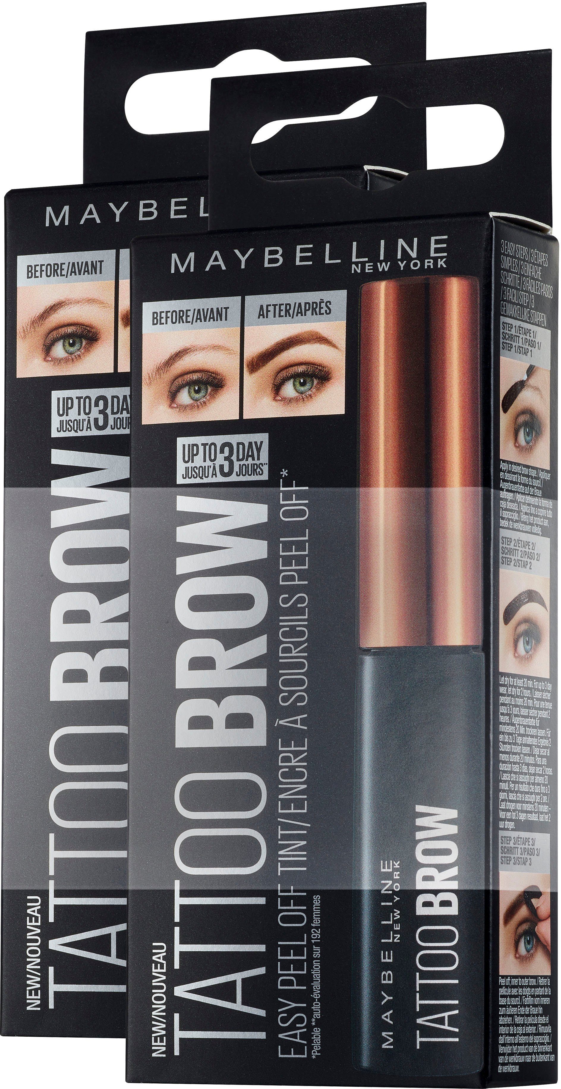 MAYBELLINE NEW YORK Augenbrauen-Gel Tattoo Brow,