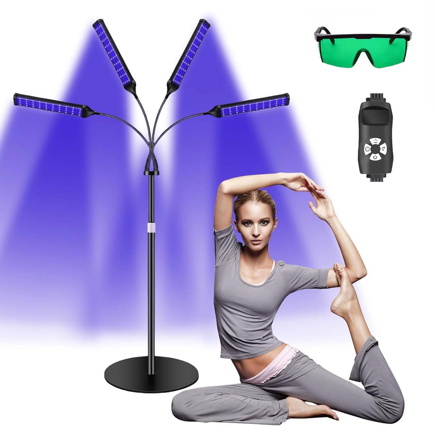 PRIISF Oberkörpersolarium Bräunungslampe Sonnenbank Gesichtsbräunungslampe Solarium