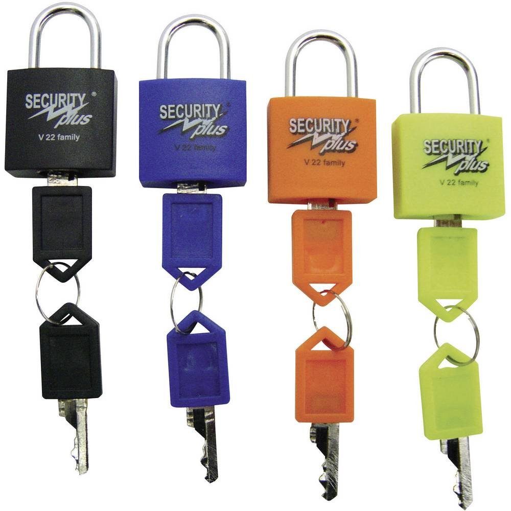 Security Plus Kettenschloss Mini-Familien-Schloss-Set