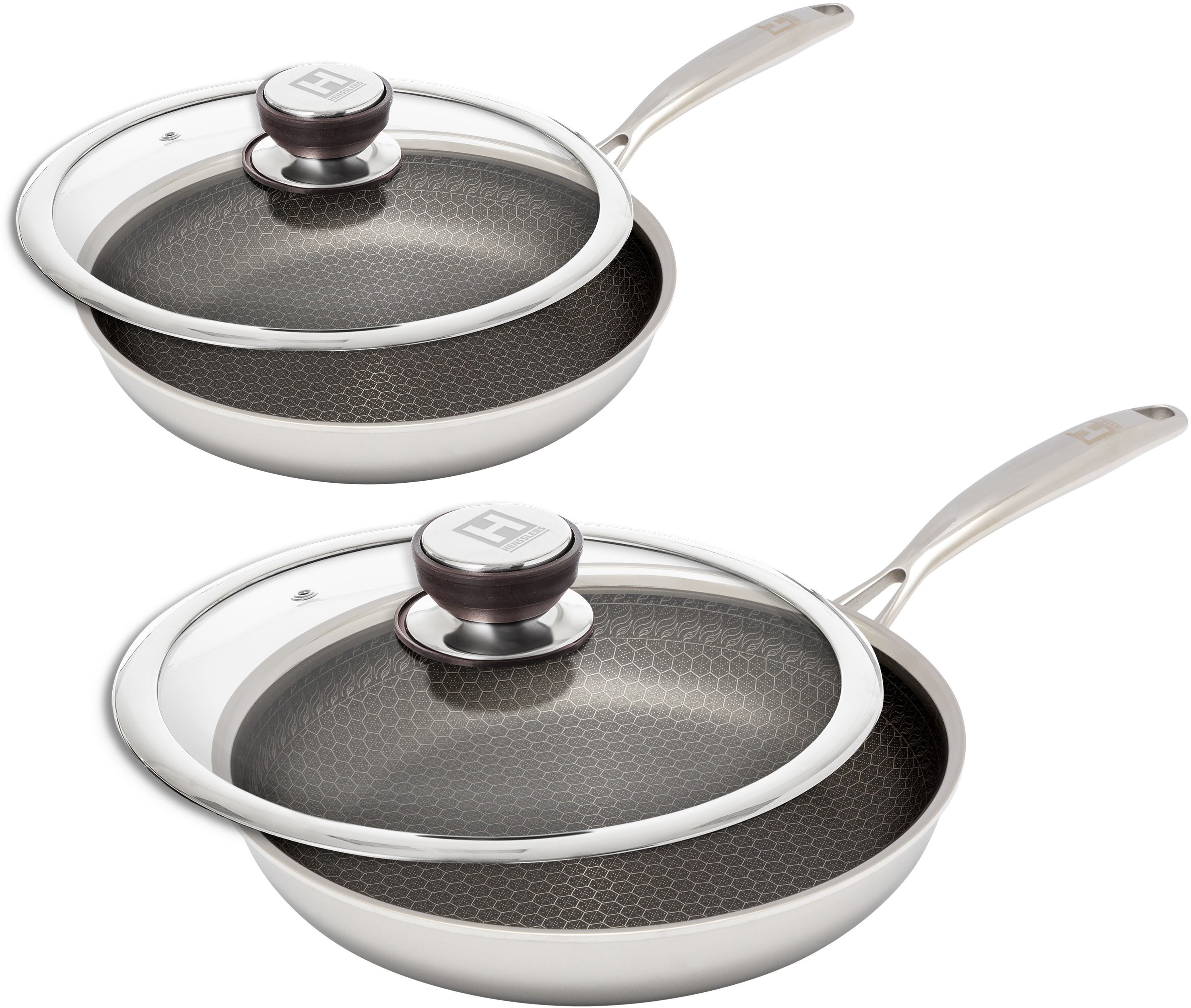 HENSSLERS Pfannen-Set HENSSLERS Bratpfannen-Set, Ø 24