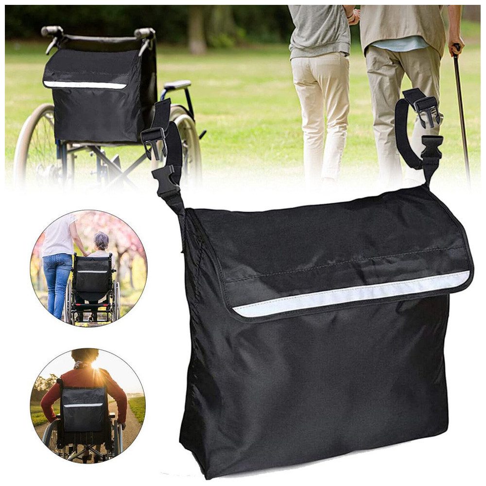 QUBEBU Aufbewahrungstasche Rollstuhltasche Rollatortasche, Mobilex Rollator