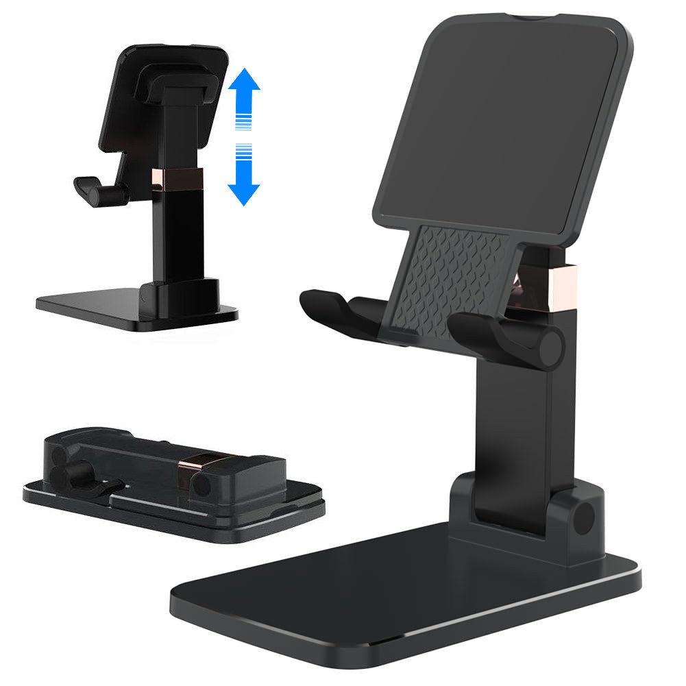 MOPUEA Handy-Halterung Handyhalterung Höhenverstellbarer Handy-Ständer mit