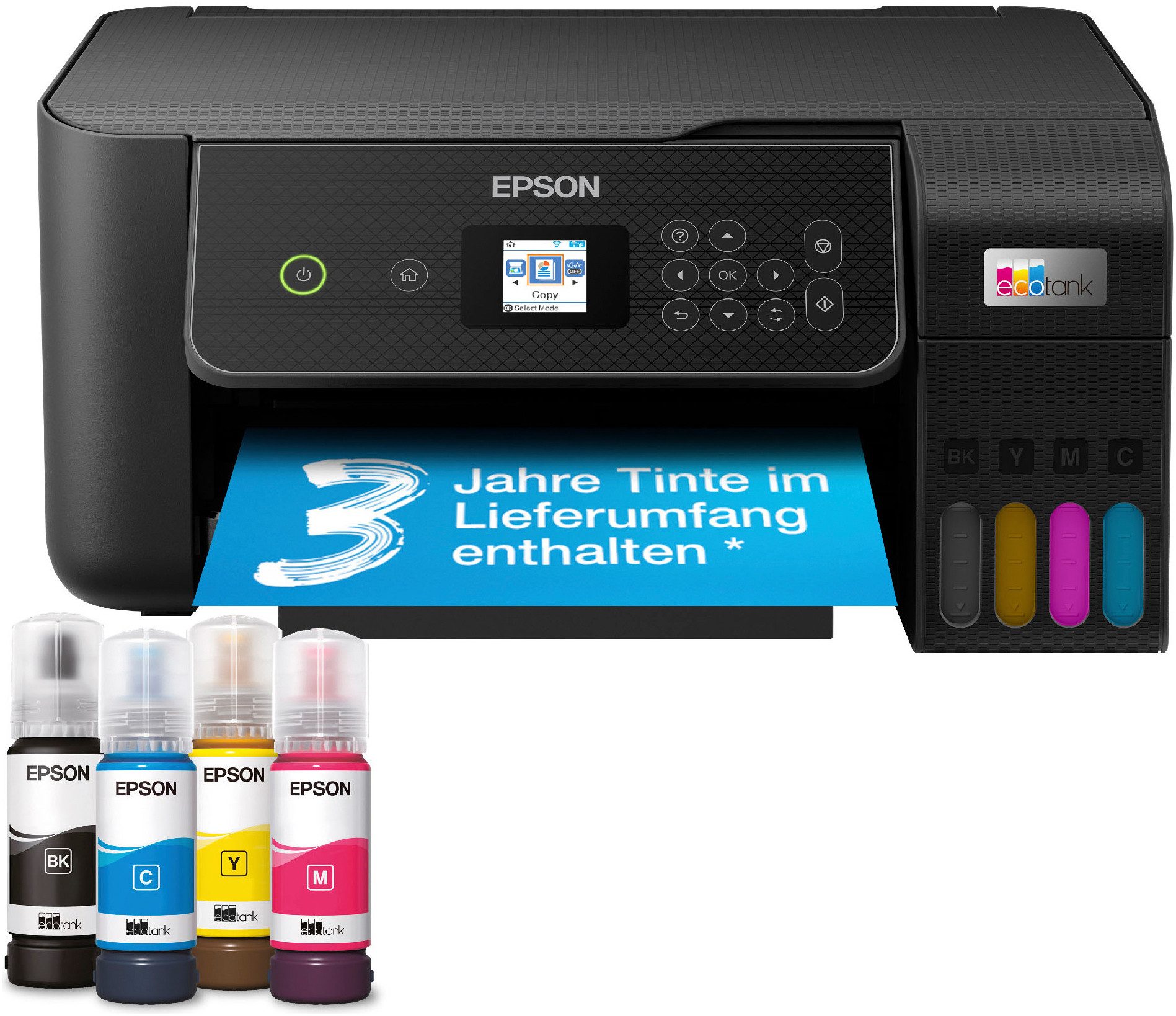 Epson EcoTank ET-2870 Multifunktionsdrucker, (WLAN (Wi-Fi),
