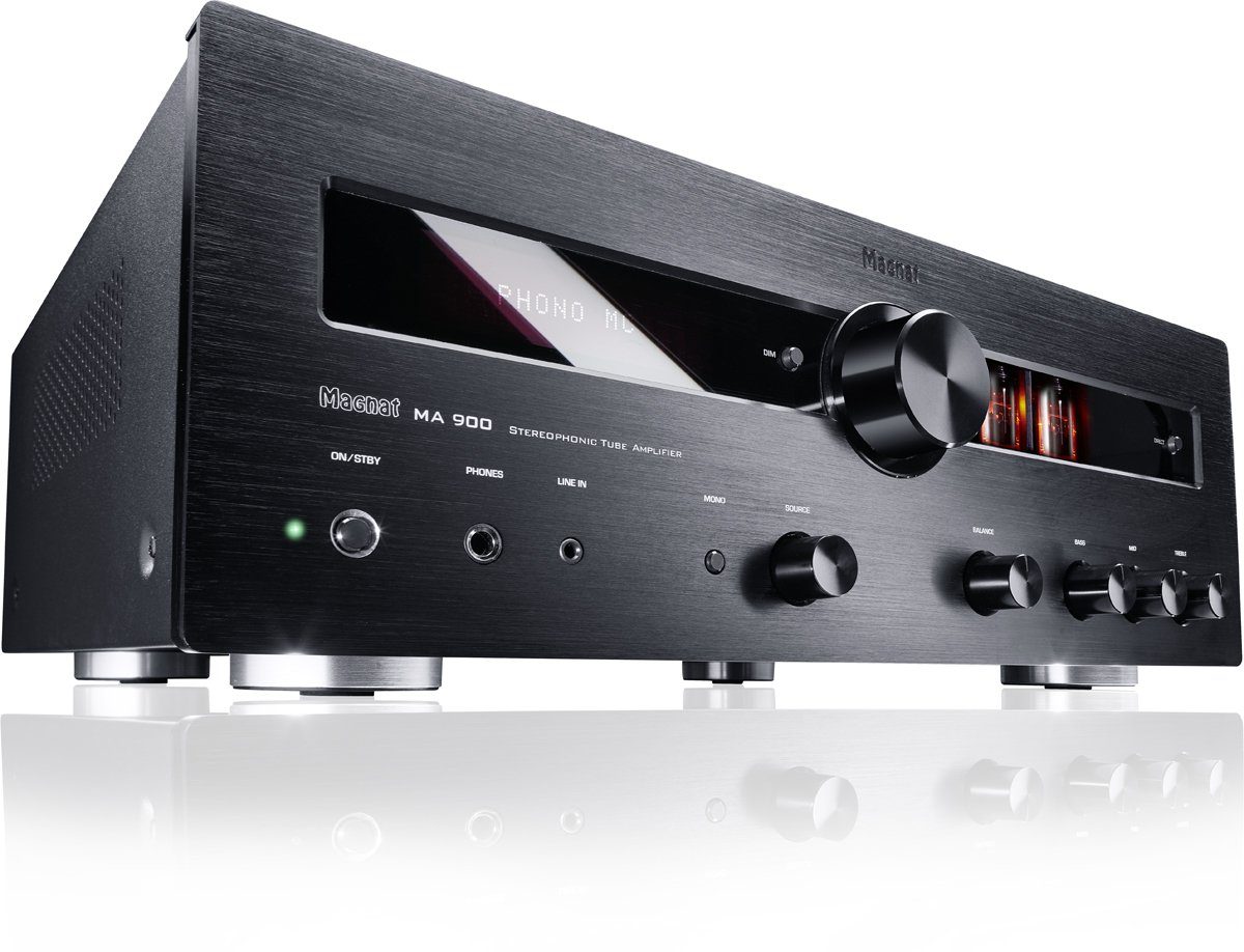 Magnat MA 900, schwarz Stereo Hybrid-Verstärker
