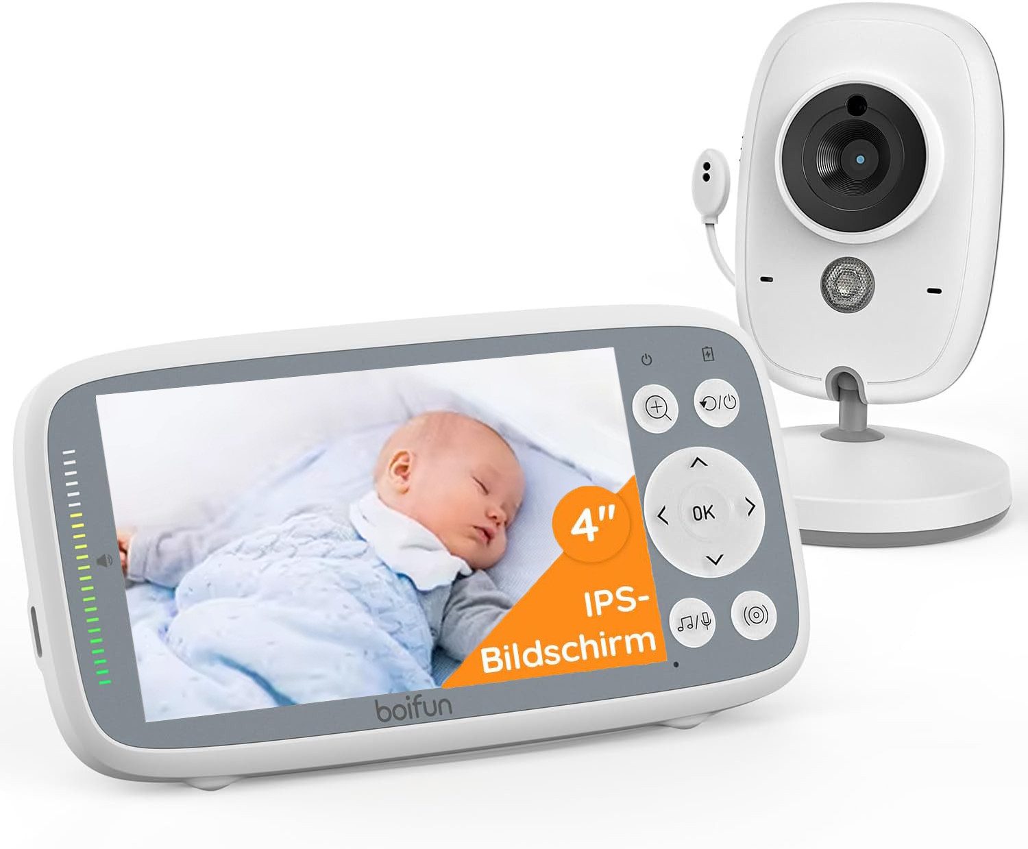 Boifun Babyphone Baby Monitor mit Kamera,Video-babyphone,Baby