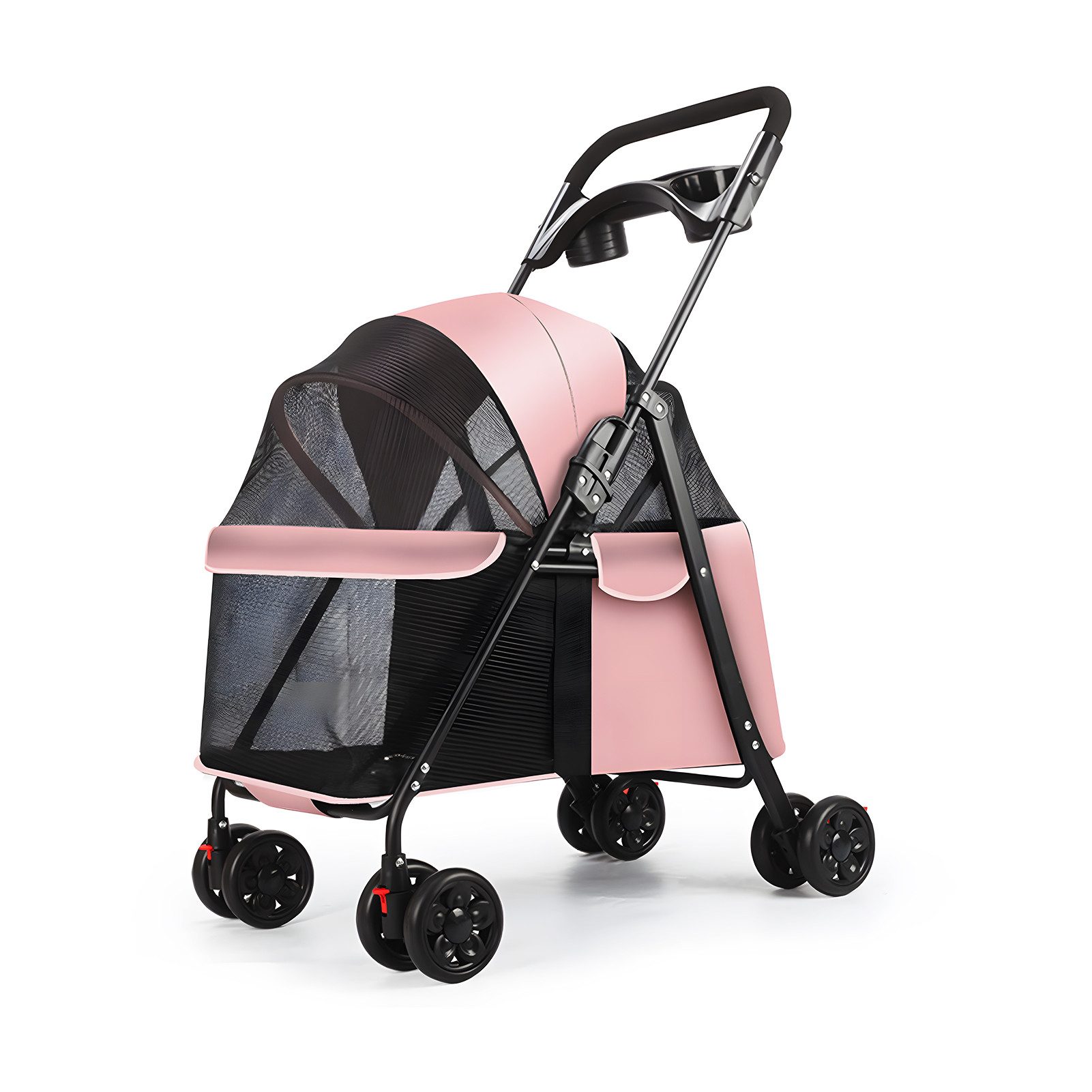 Rutaqian Hundebuggy Haustier-Buggy, Hunde-und Katzenbuggy für
