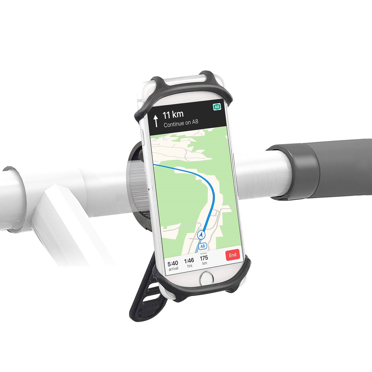 freenet TV Handy-Halterung Universal Handy-Halterung Fahrrad-Halter,