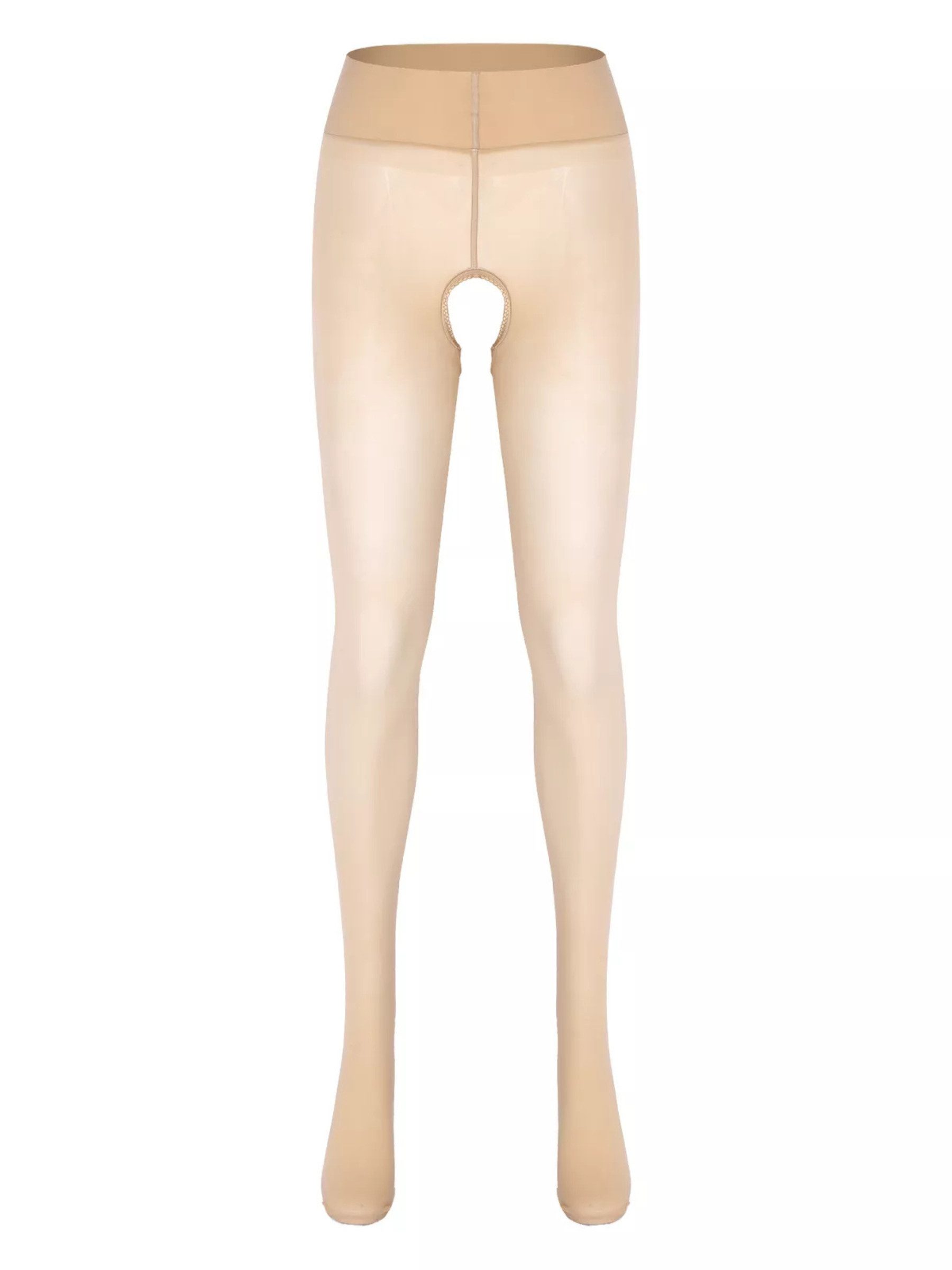 Elegant Love Ouvert Strumpfhose Sexy halterlose