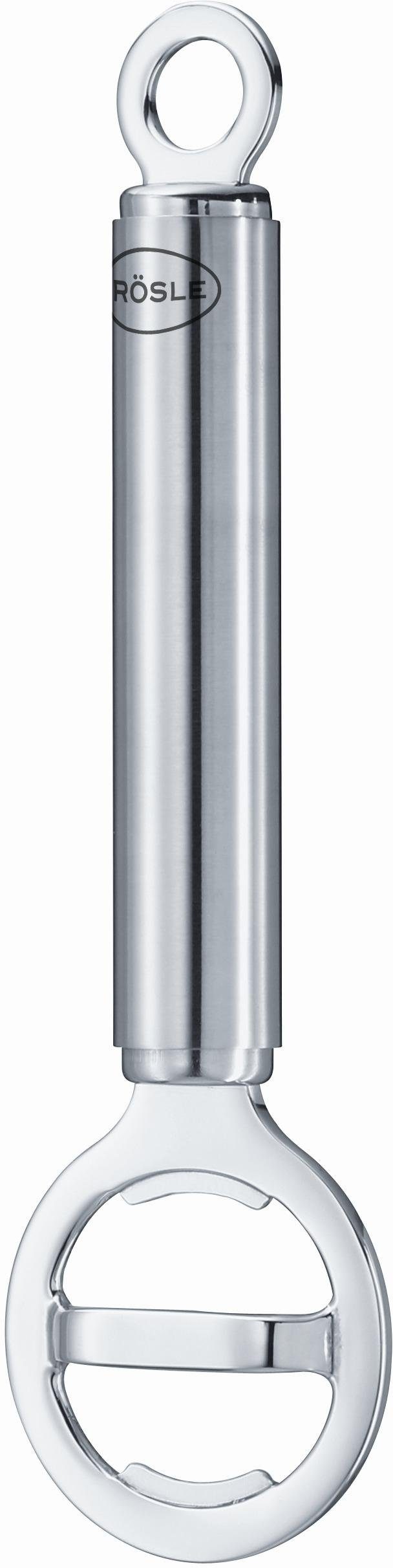 RÖSLE Flaschenöffner, Kapselheber, mit Aufhängeöse, Edelstahl
