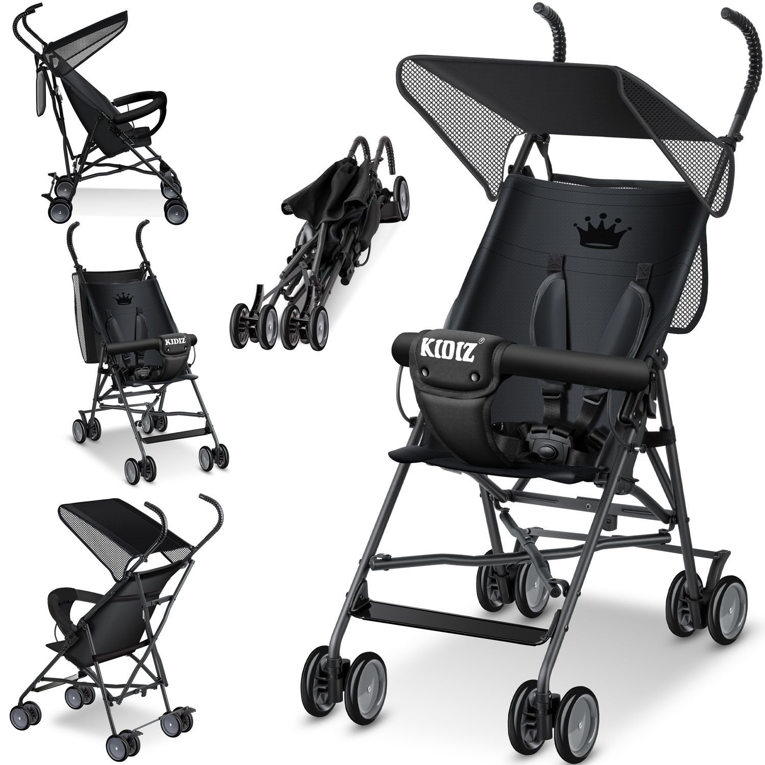 KIDIZ Kombi-Kinderwagen, Kinderwagen CITY Buggy Kinderbuggy