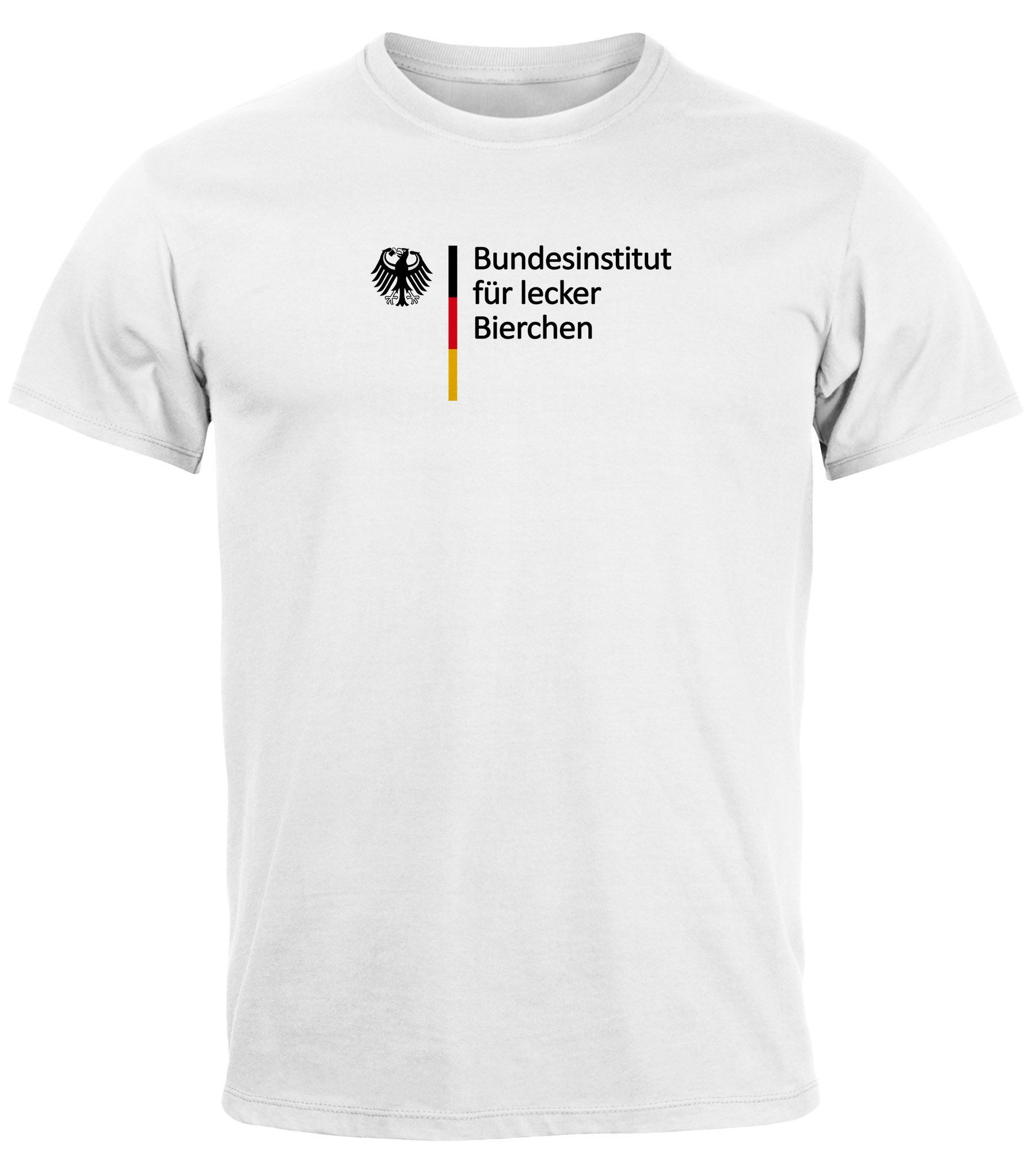 MoonWorks Print-Shirt Herren T-Shirt Alkohol Bier