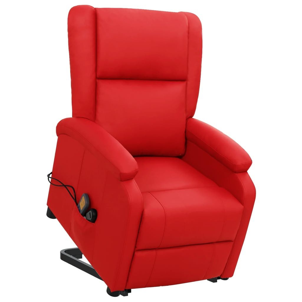 vidaXL Massagesessel Massagesessel mit Aufstehhilfe Rot
