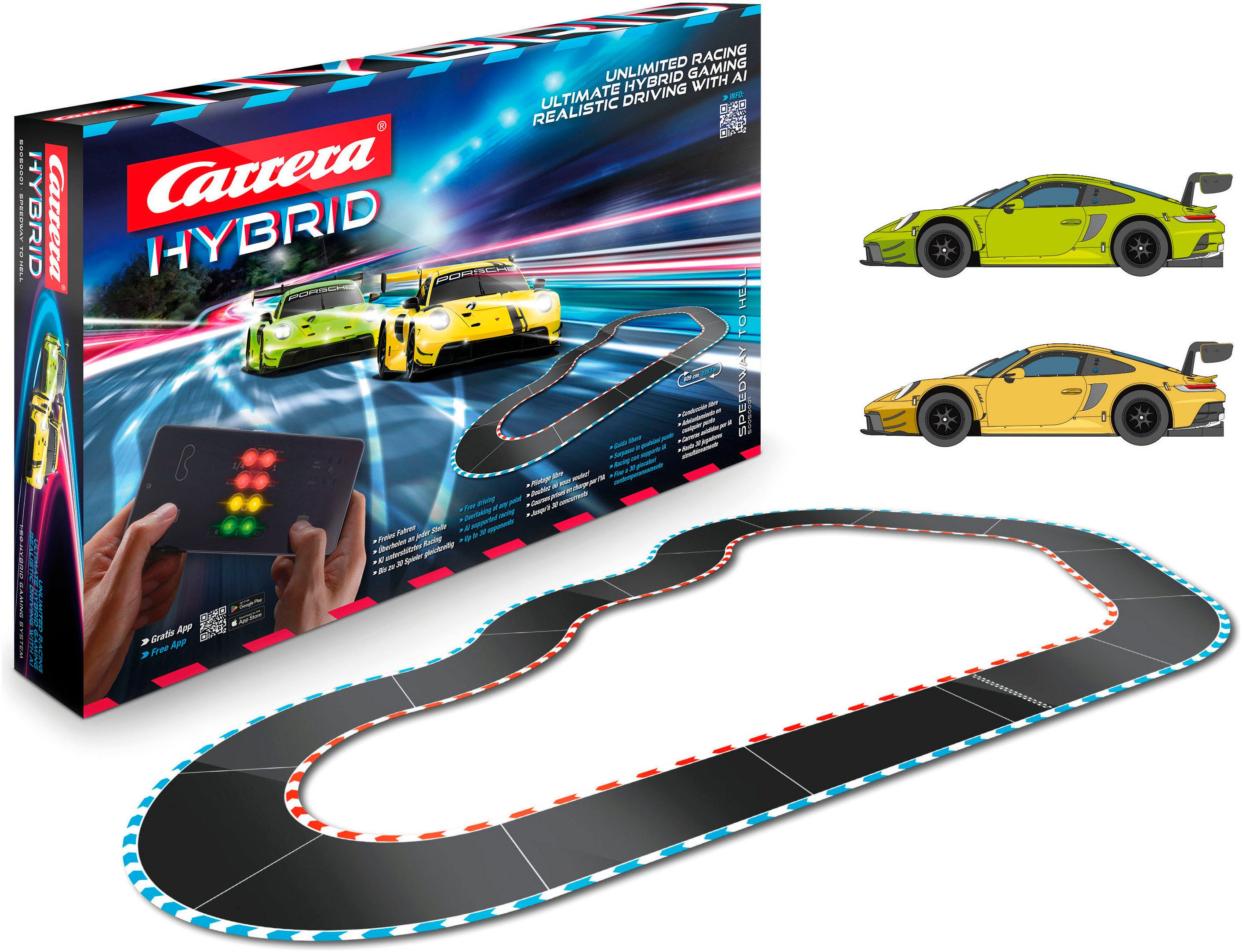 Carrera® Autorennbahn Carrera Hybrid, Speedway to