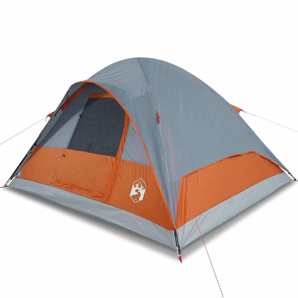 vidaXL Kuppelzelt Kuppel-Familienzelt 6 Personen Orange