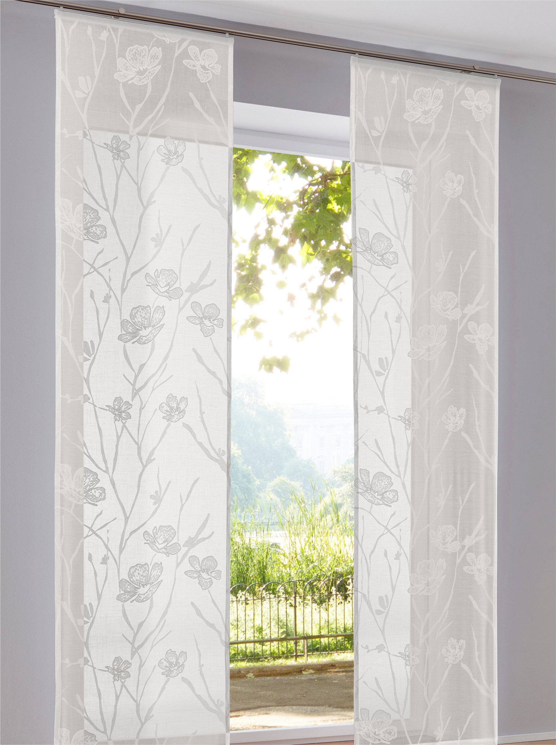 heine Gardine Schiebevorhang, halbtransparent, Schiebevorhang