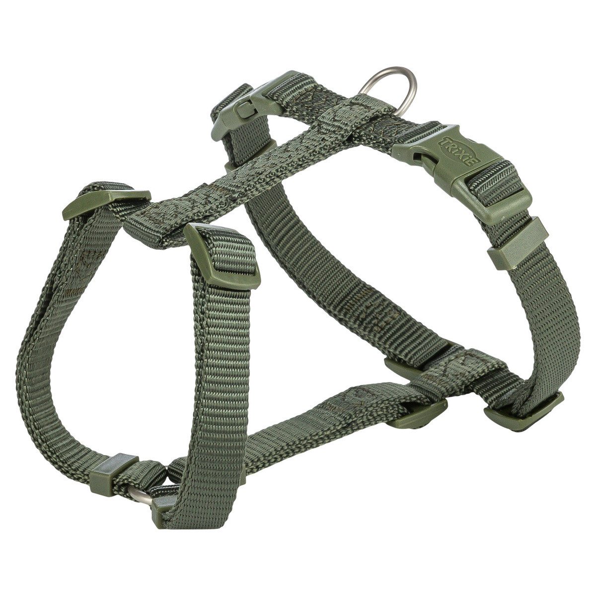 TRIXIE Hunde-Geschirr Premium H-Geschirr olivgrün