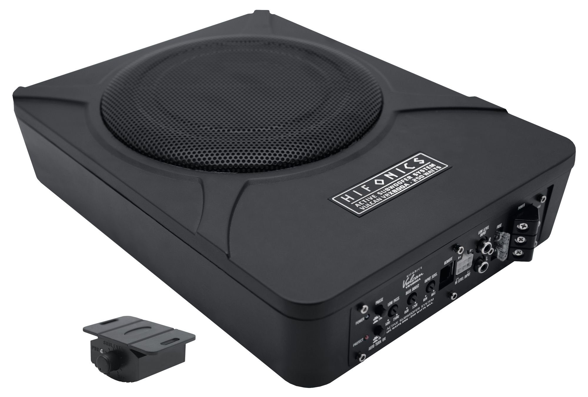 Hifonics VRX1000A 25 cm Aktiv-Untersitz Subwoofer