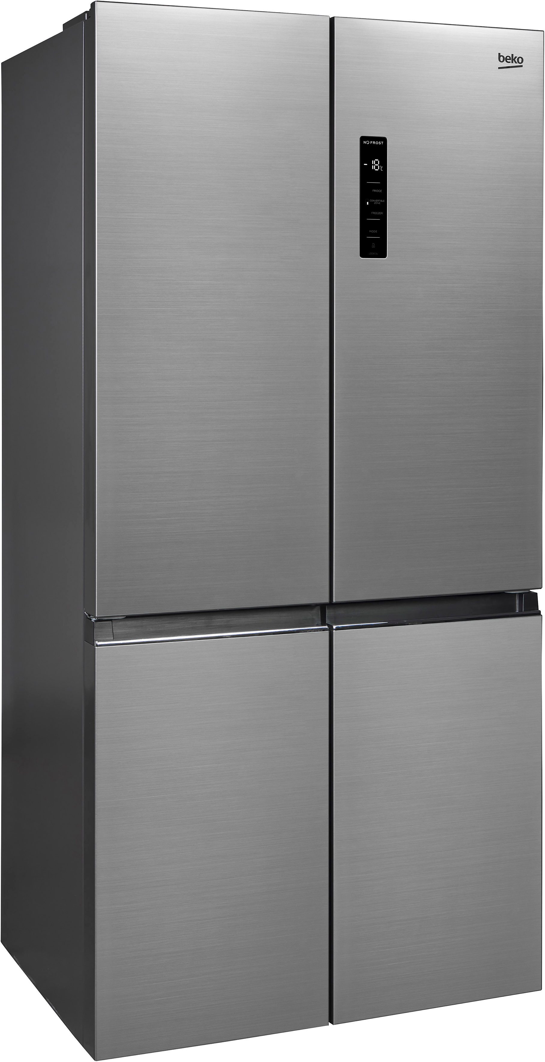 BEKO Side-by-Side GNO52223MXPN, 190 cm hoch,