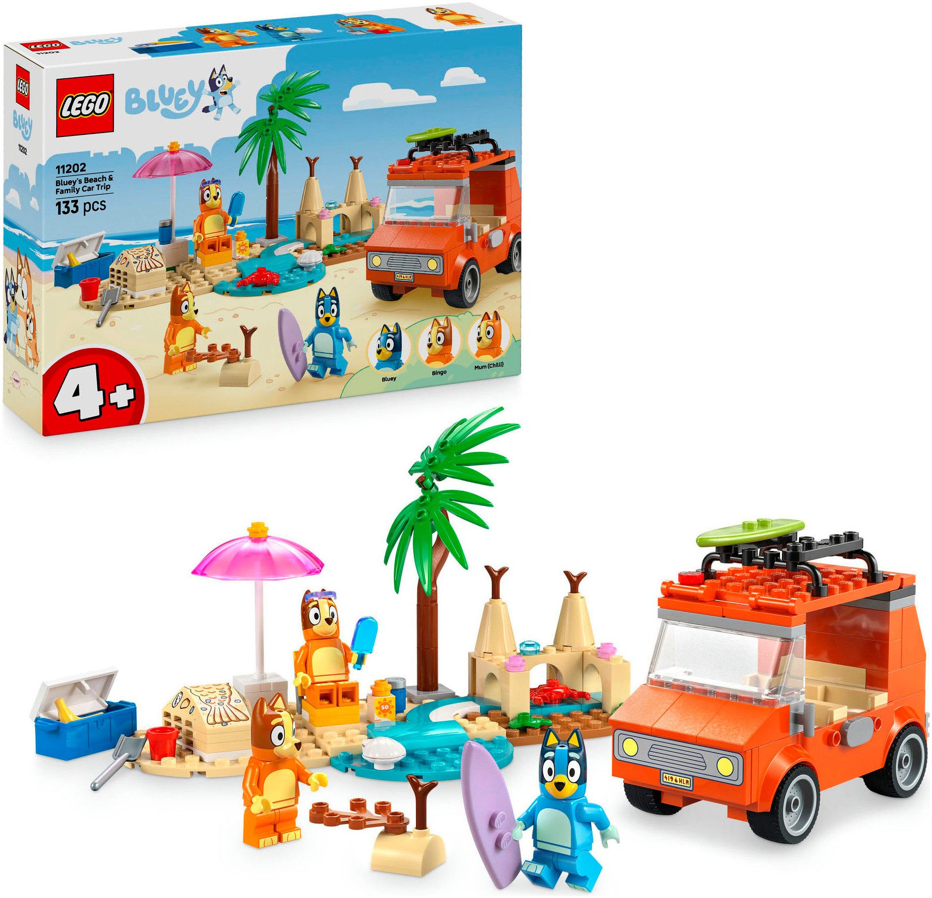LEGO® Blueys Strandausflug (11202), LEGO Bluey
