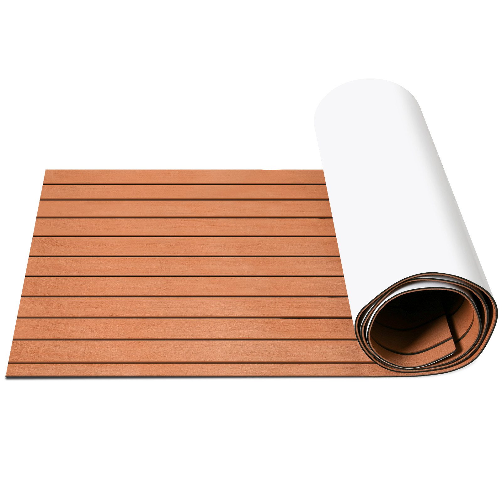 Clanmacy Bodenmatte Bodenbelag Matte Bodenbelag Teak
