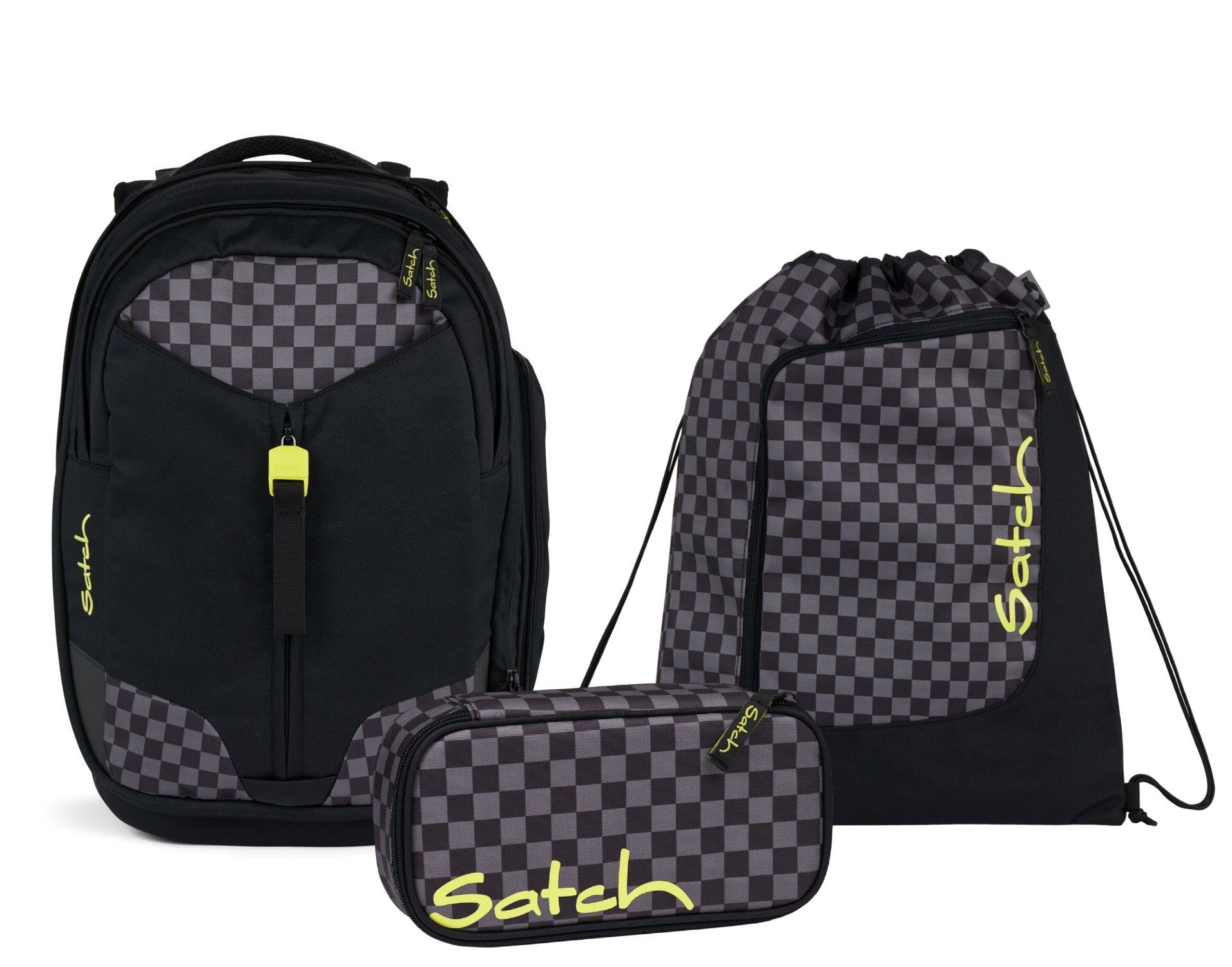 Satch Schulranzen Schulrucksack-Set MATCH Dark Skate