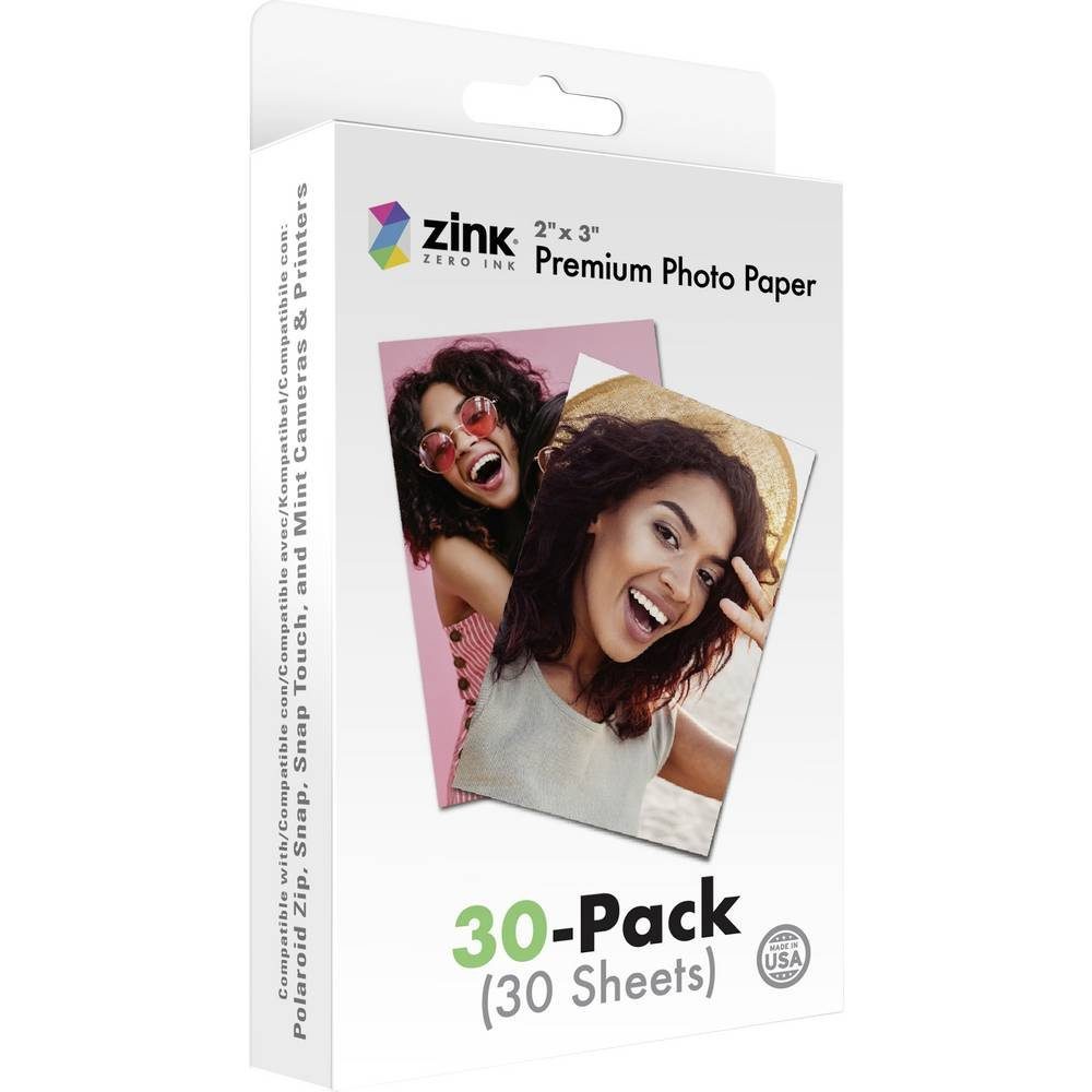 Zink 2x3″ Sofortbildkamera-Fotopapier, Media 5 x