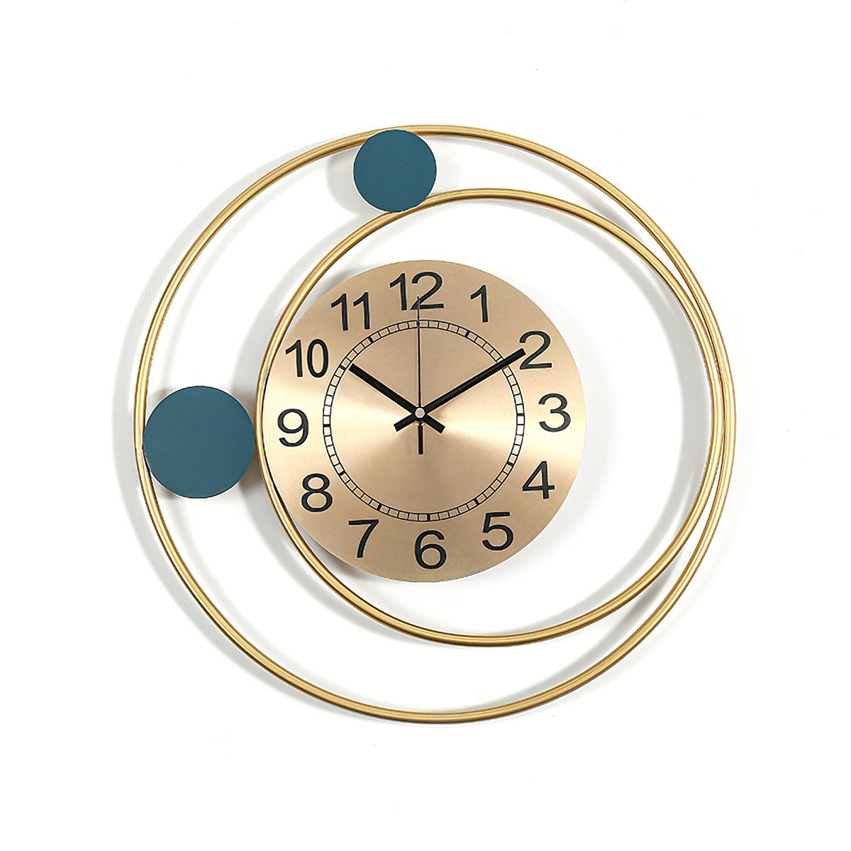 DOPWii Wanduhr Moderne Wanduhr, 42*42*4 Stummes