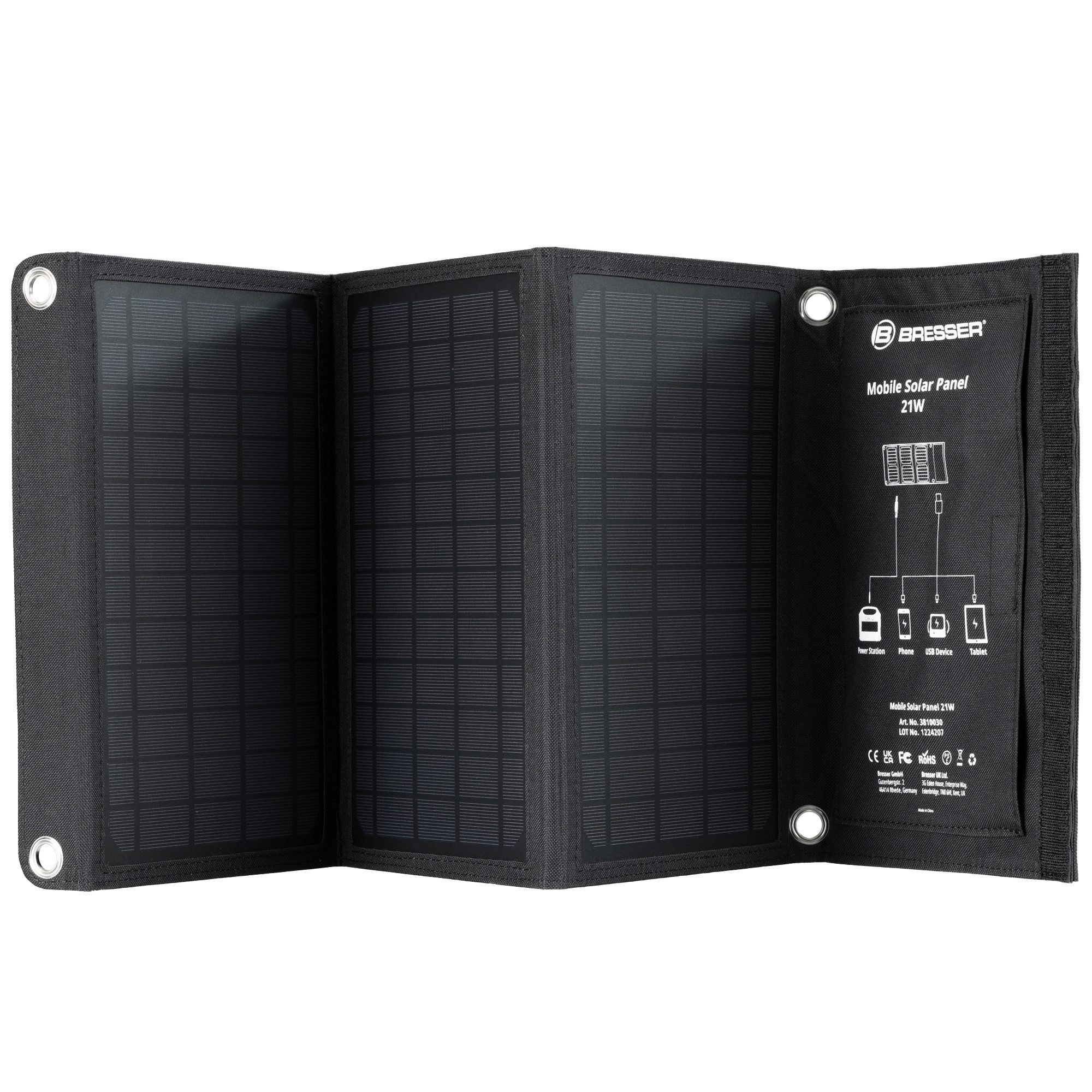 BRESSER BRESSER Mobiles Solar-Ladegerät 21 Watt