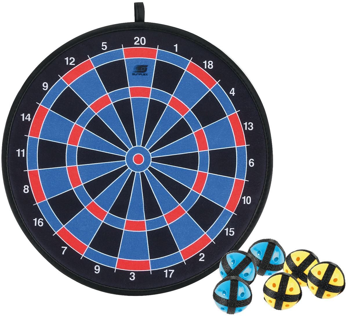 Sunflex Dartscheibe Sunflex Klettdartscheibe Dartscheibe Deluxe