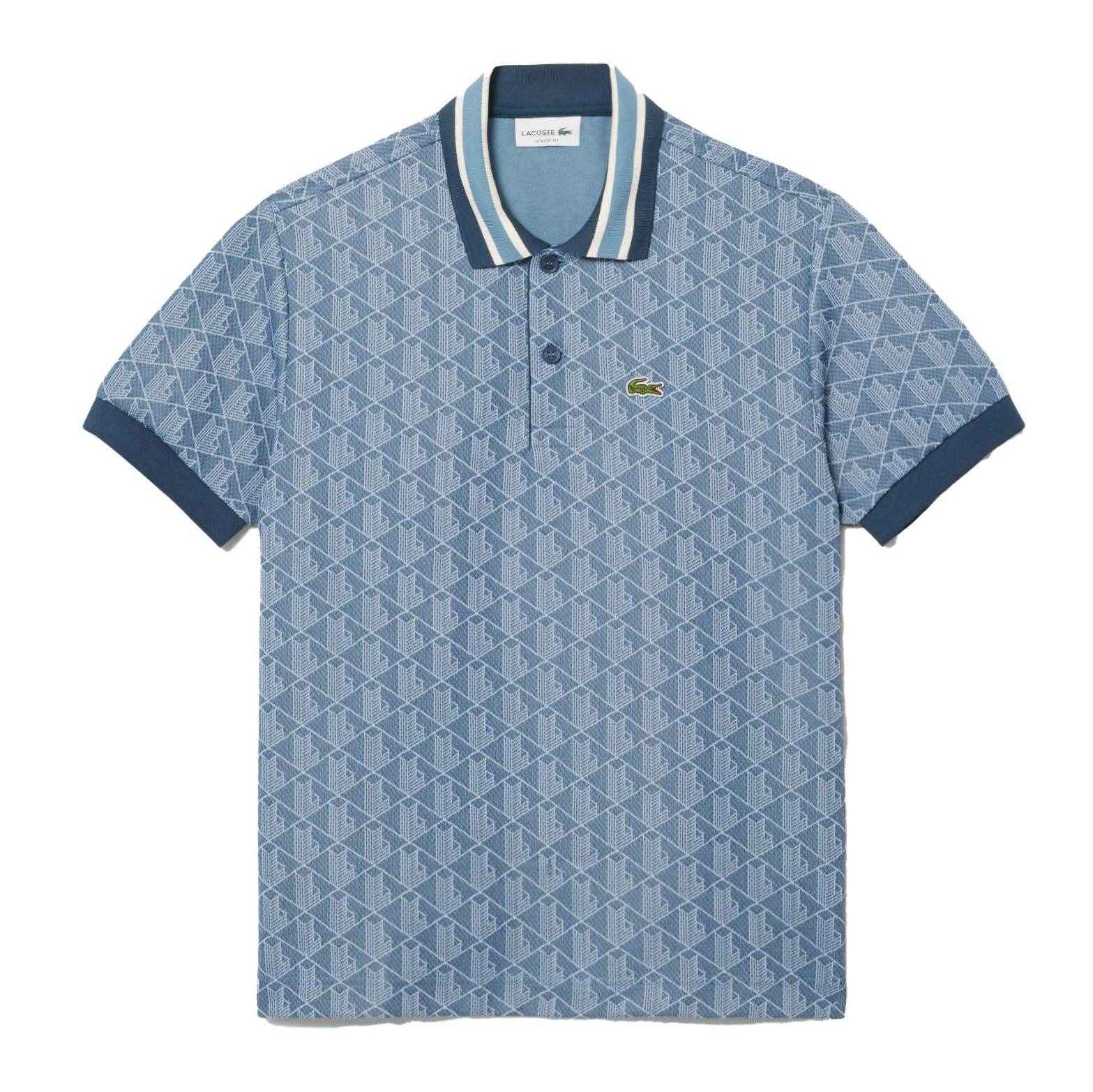 Lacoste Poloshirt Lacoste Classic Fit Monogramm