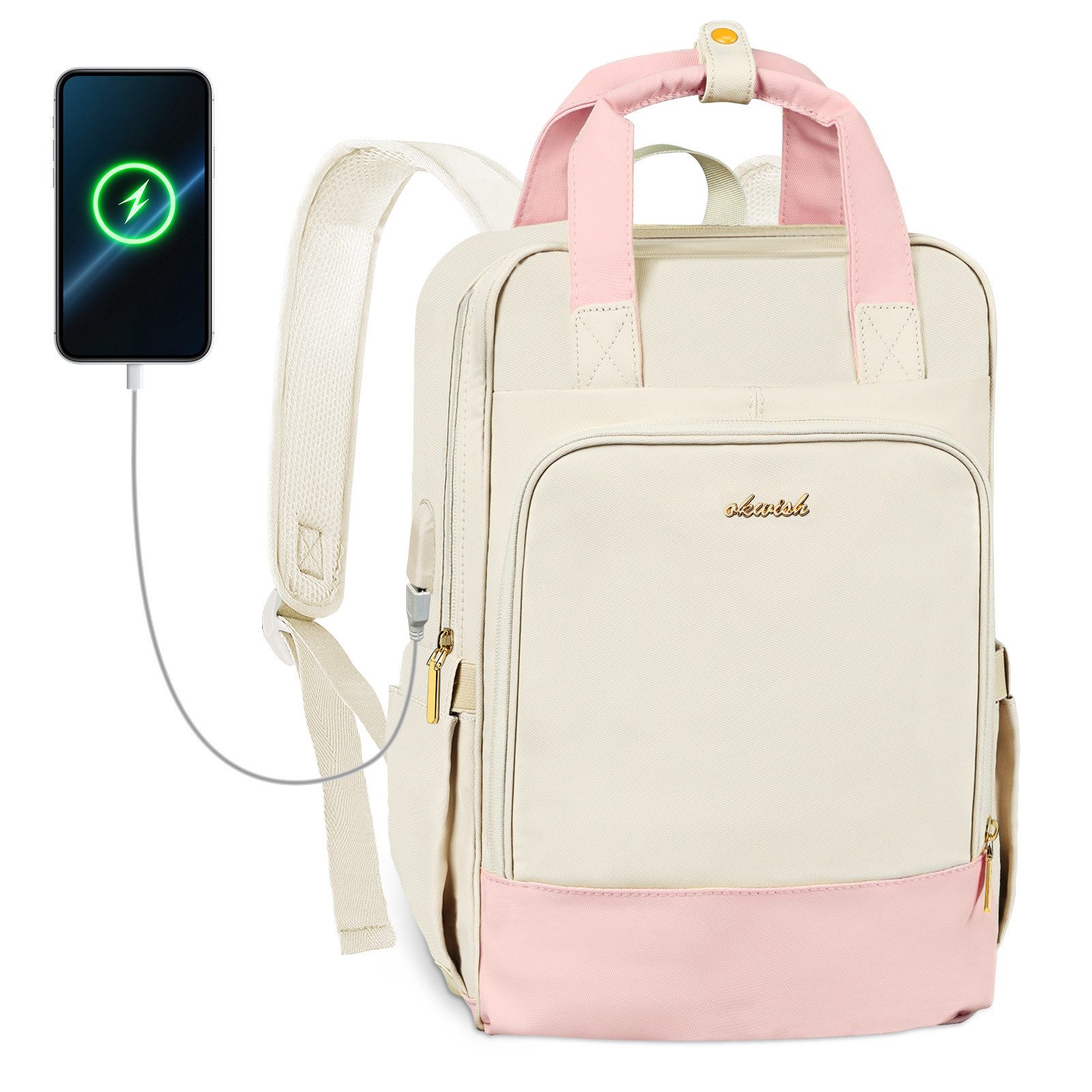 OKWISH Rucksack Laptoprucksack Schulrucksack Laptop Rucksäcke