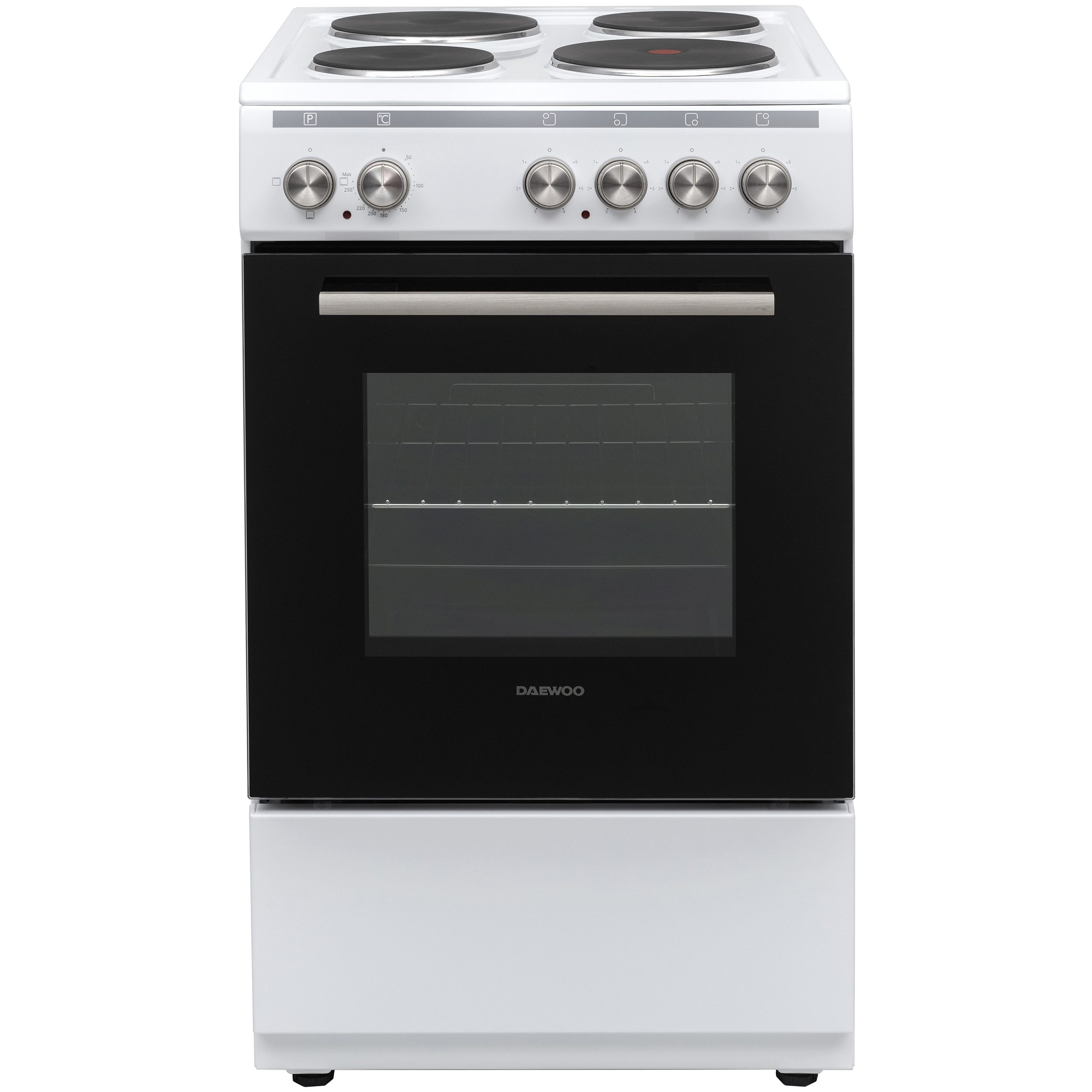 Daewoo Elektro-Standherd F5EH01WL1DE, Elektroherd freistehend 50